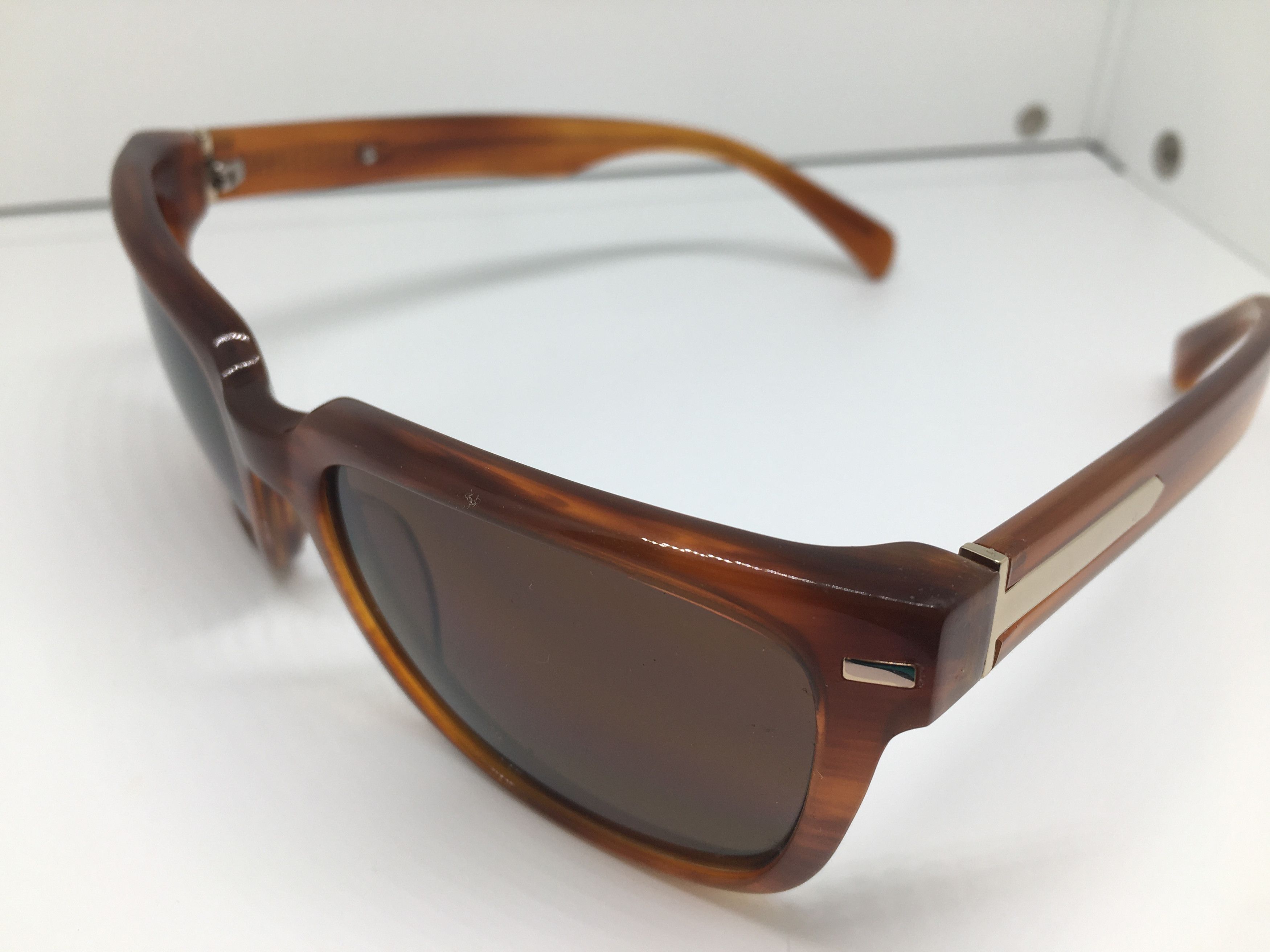 Vintage Vintage Brown Acetate Sunglasses Frame Size ONE SIZE - 3 Thumbnail