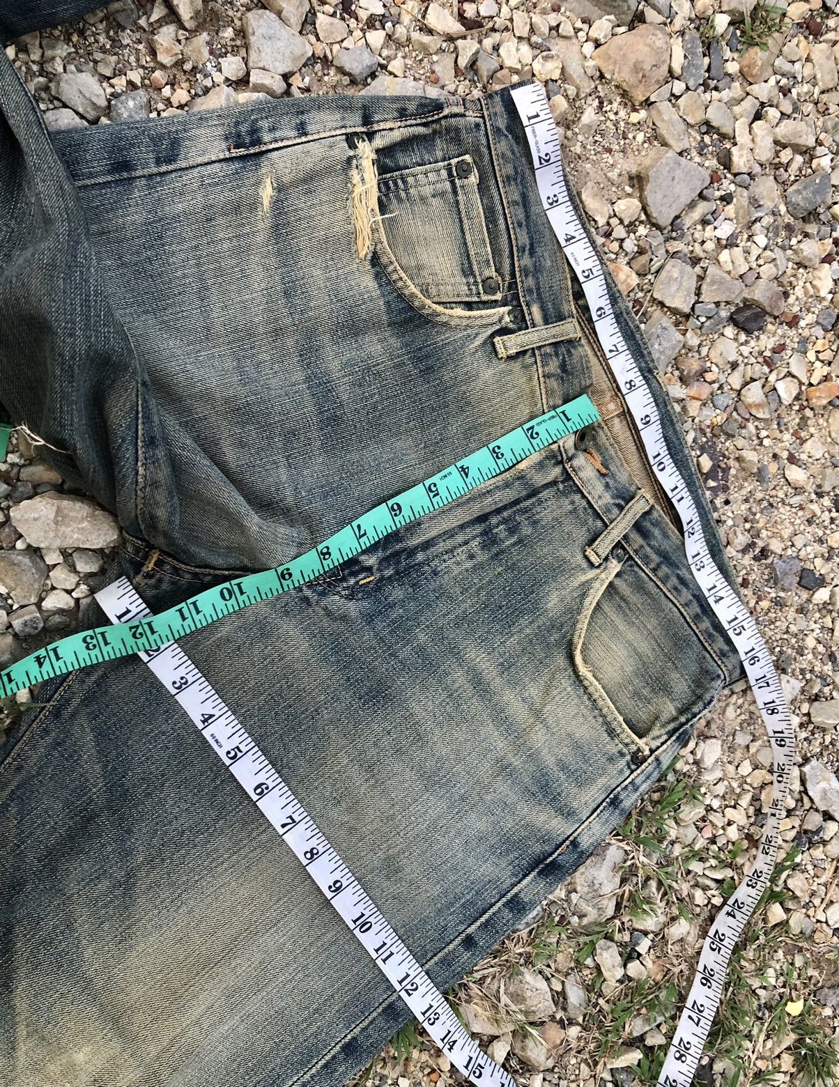 Edwin WIDE LEG RUSTY DISTRESSED SELVEDGE DENIM Size US 32 / EU 48 - 10 Thumbnail