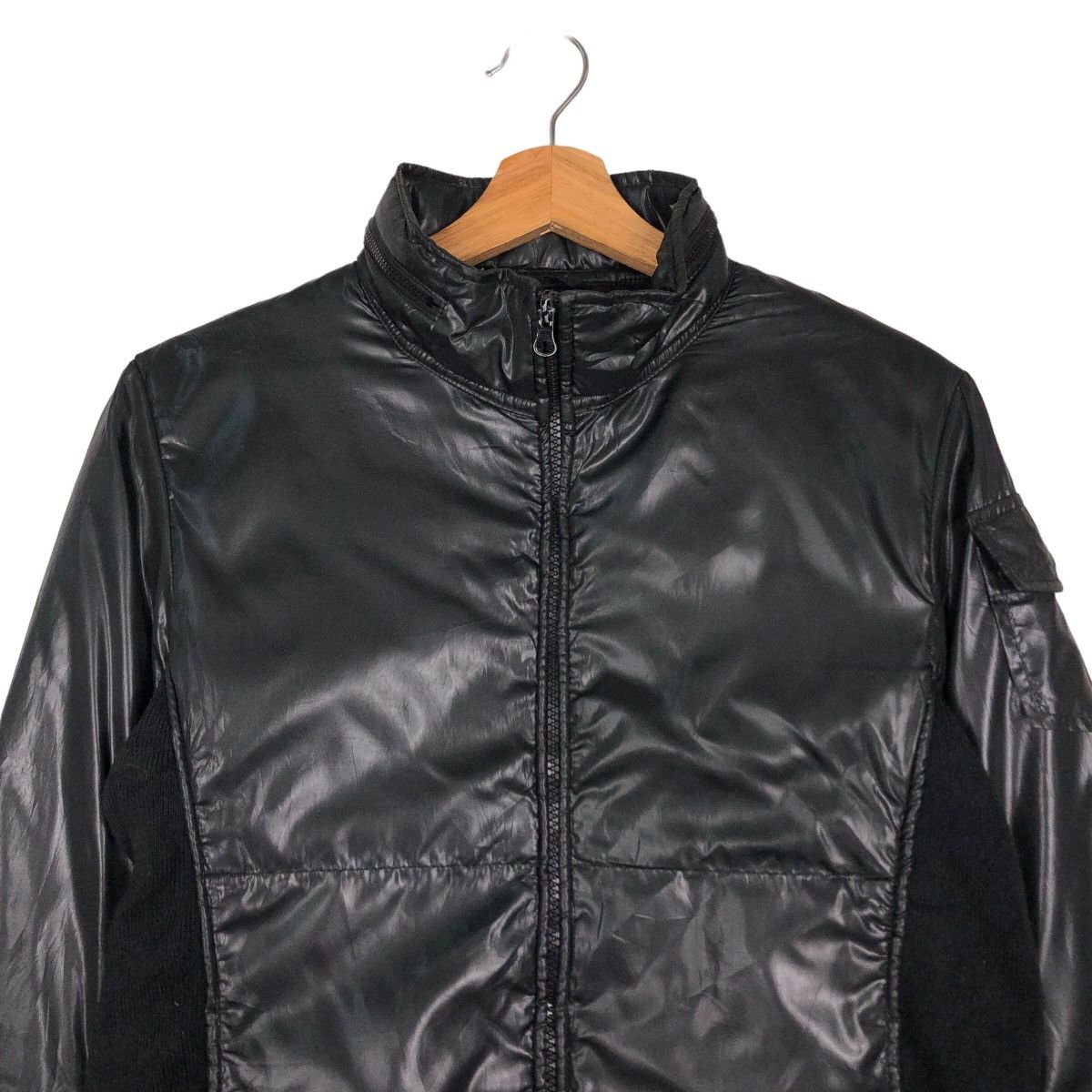 Hysteric Glamour 🔥Rich Black Biker Jacket Bondage Parachute 291295 Japan Size US M / EU 48-50 / 2 - 3 Thumbnail