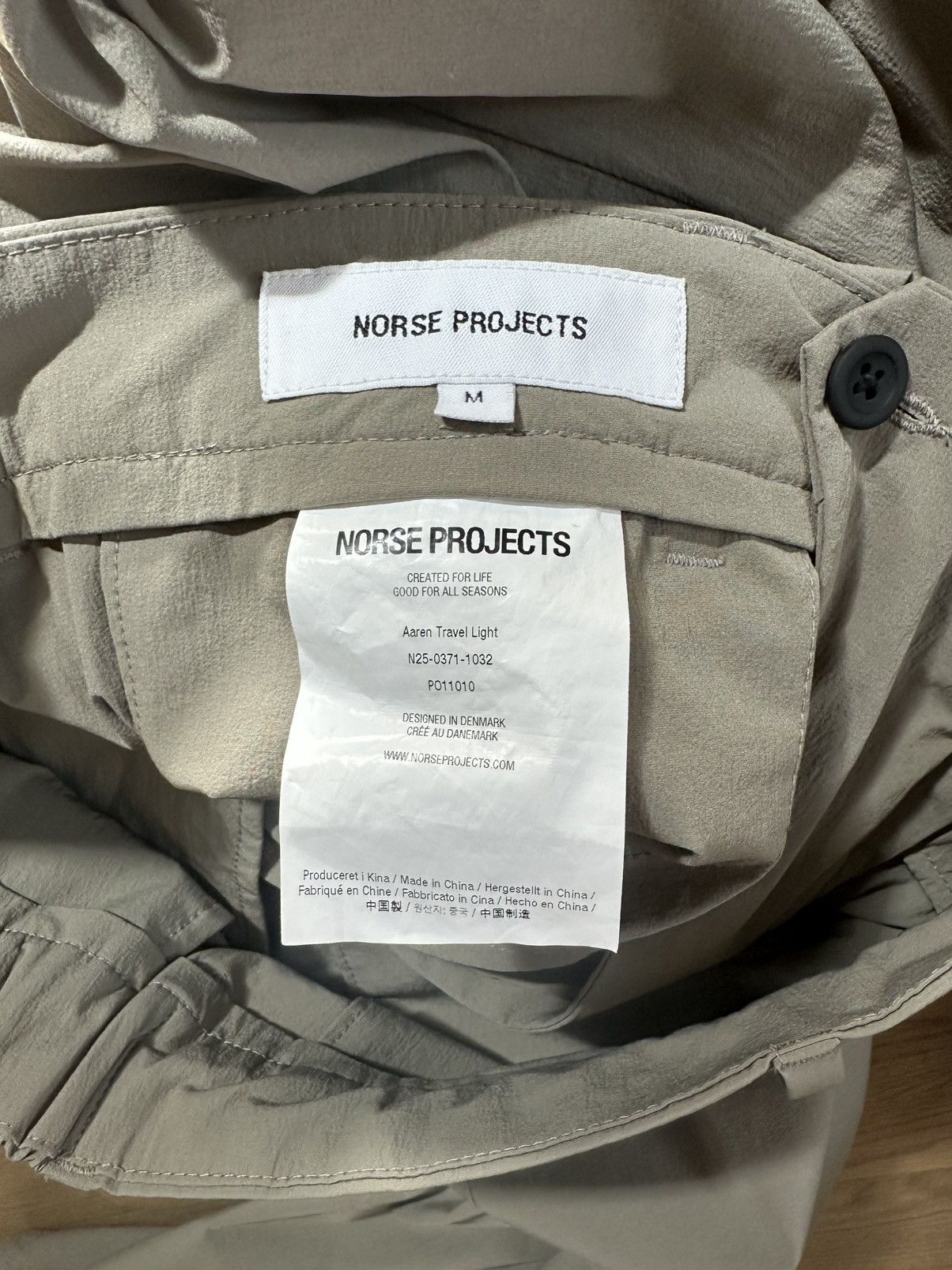 Norse Projects Norse Projects Aaren Travel Light - Concrete Grey - Medium Size US 32 / EU 48 - 3 Thumbnail