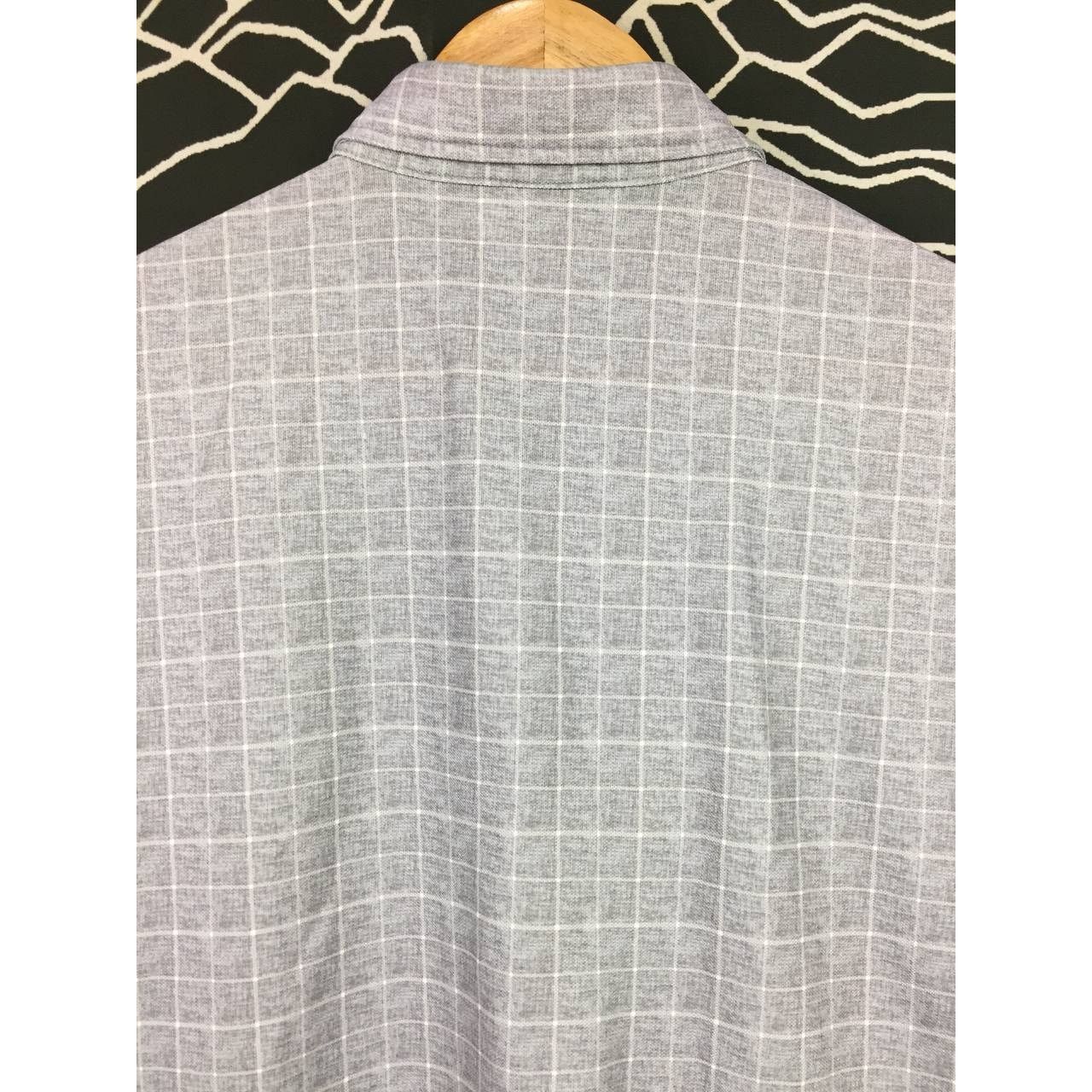 Nike × Vintage Nike Golf Swoosh Embroidered Logo Checkered Polo Tee Size US L / EU 52-54 / 3 - 6 Thumbnail