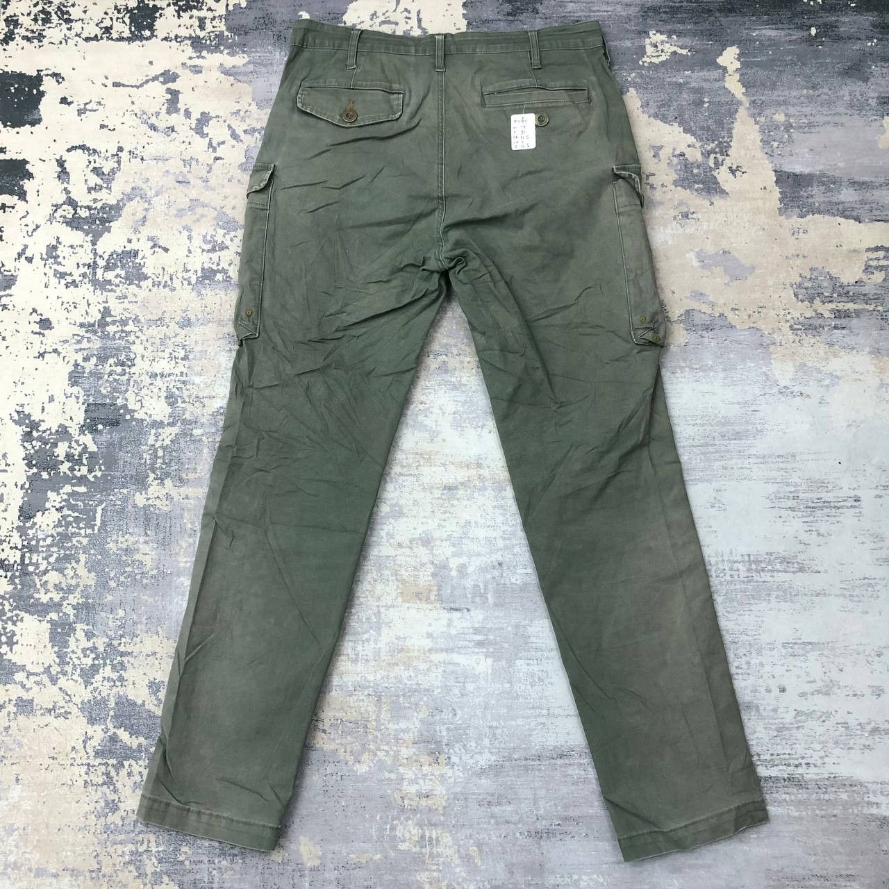 Edwin P792 EDWIN RUSTY DISTRESSED CARGO SKINNY PANTS Size US 35 - 2 Thumbnail