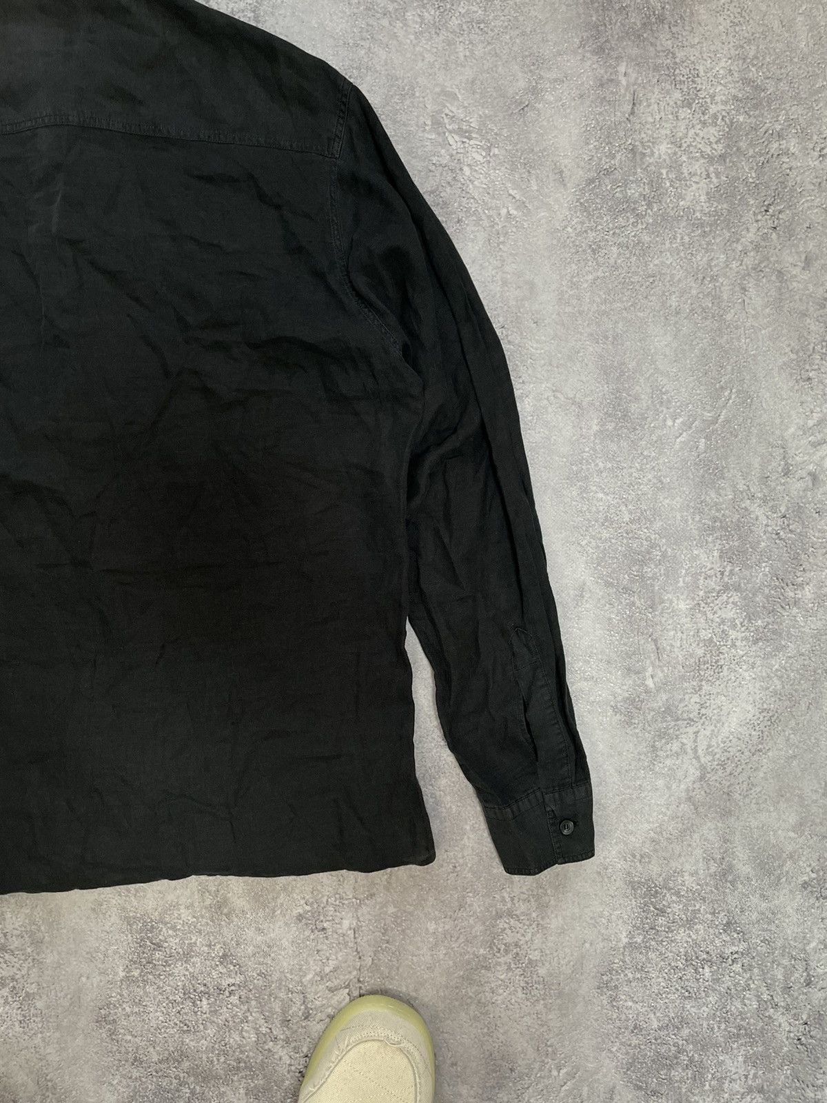 Gianfranco Ferre Vintage Gianfranco Ferre Shirt Collared linen flax Size US S / EU 44-46 / 1 - 11 Thumbnail