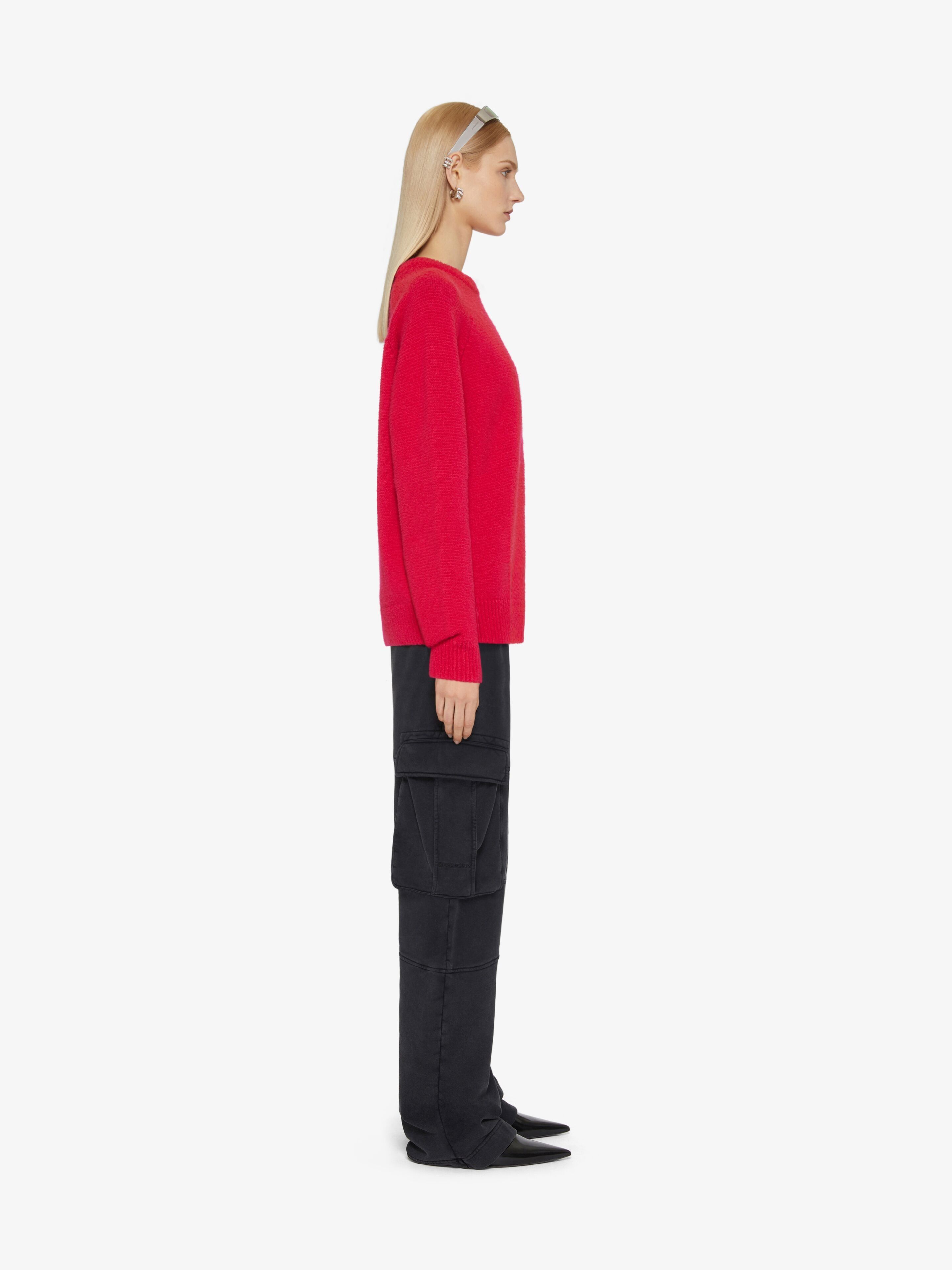 Givenchy o1srvl11e0225 4G Sweater in Red Size S / US 4 / IT 40 - 3 Thumbnail