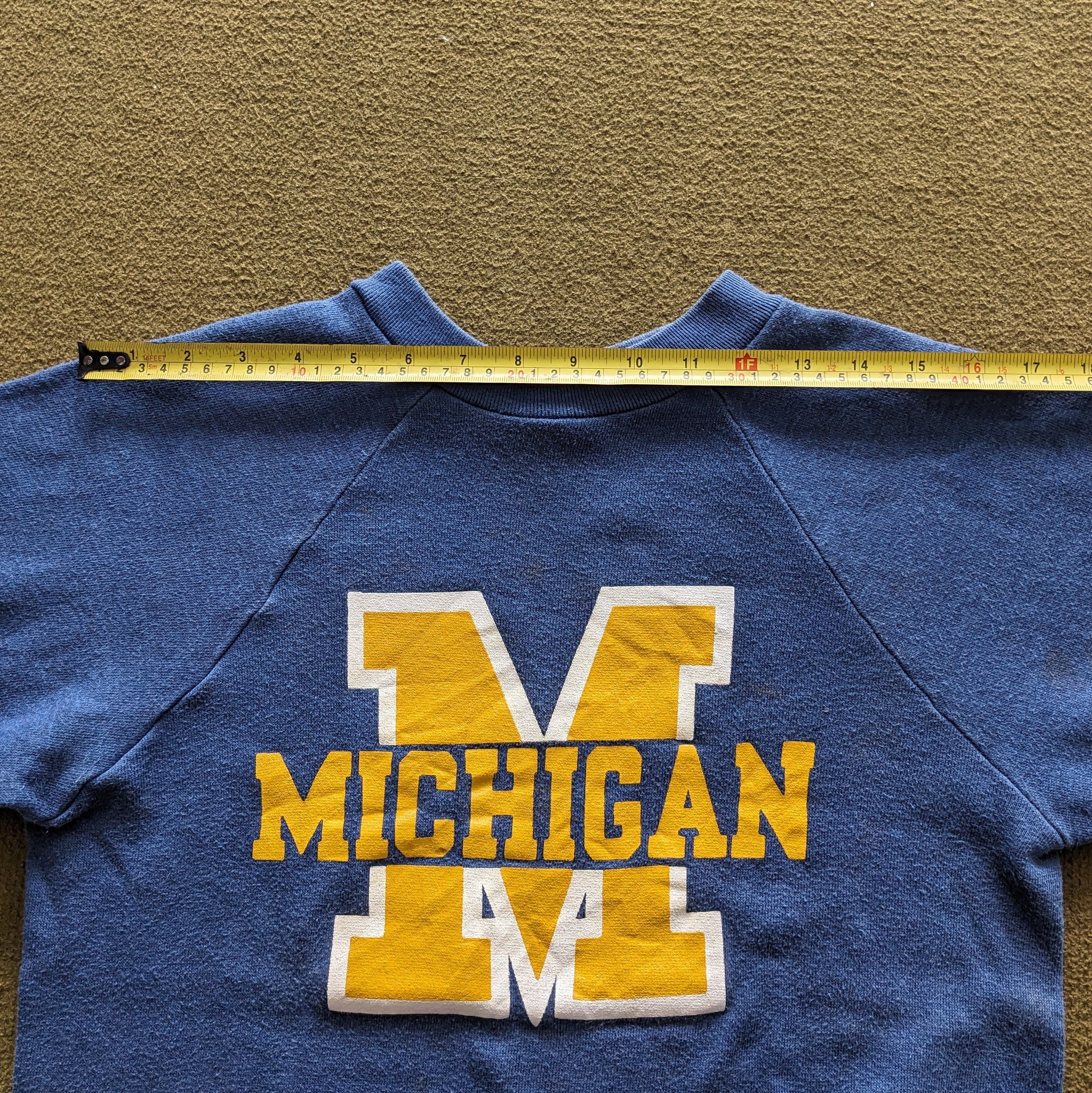 Vintage Vintage MICHIGAN American Sports Style Sweatshirt Size US XS / EU 42 / 0 - 8 Thumbnail