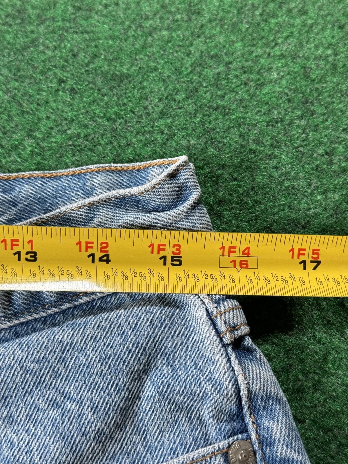 Vintage Vintage 90s Y2K Bongo Jorts Jnco Style Grunge Denim Shorts Size 31" - 5 Thumbnail