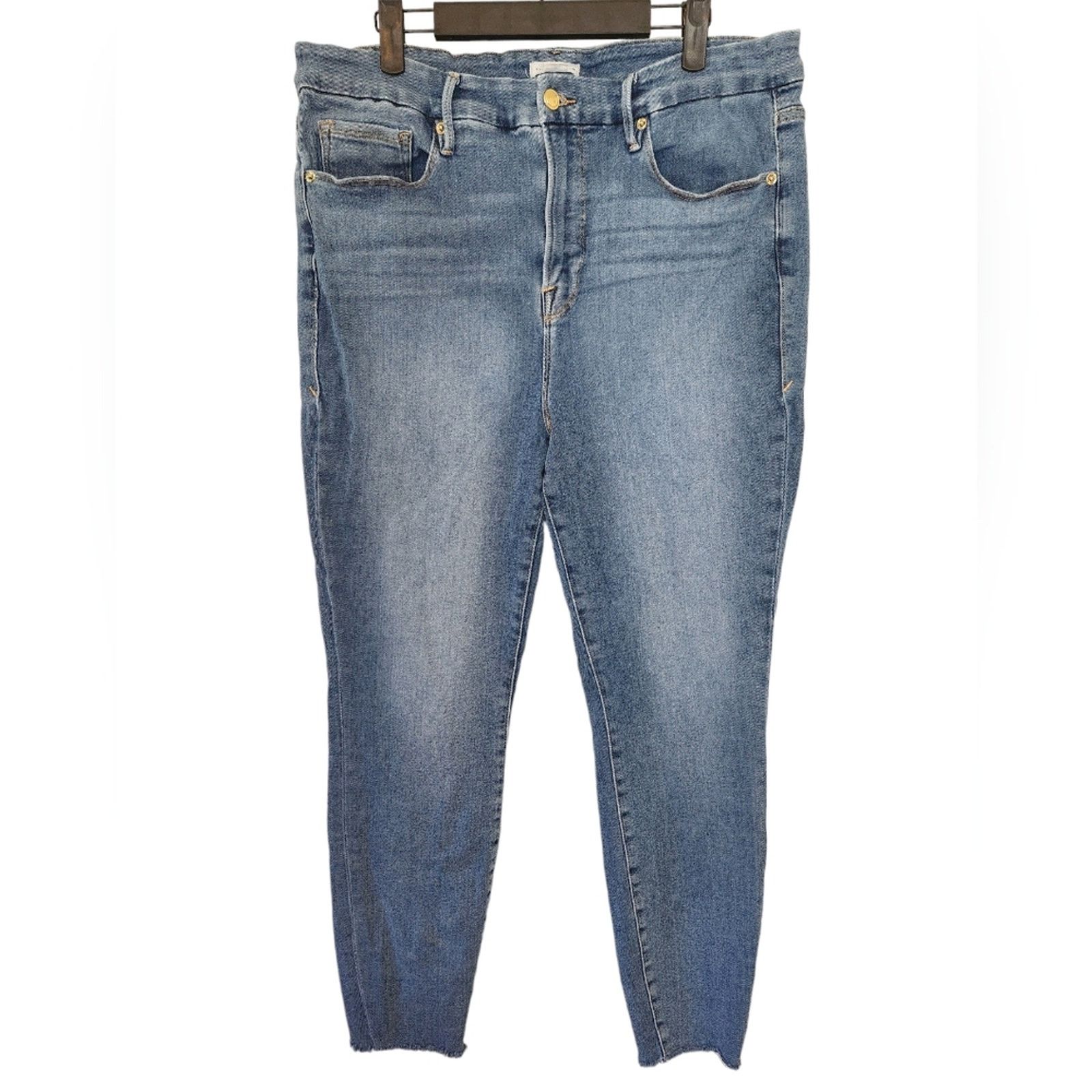 Good American Good American Good Legs Stretch Skinny Jeans 18 Size 40" / US 18 - 3 Thumbnail