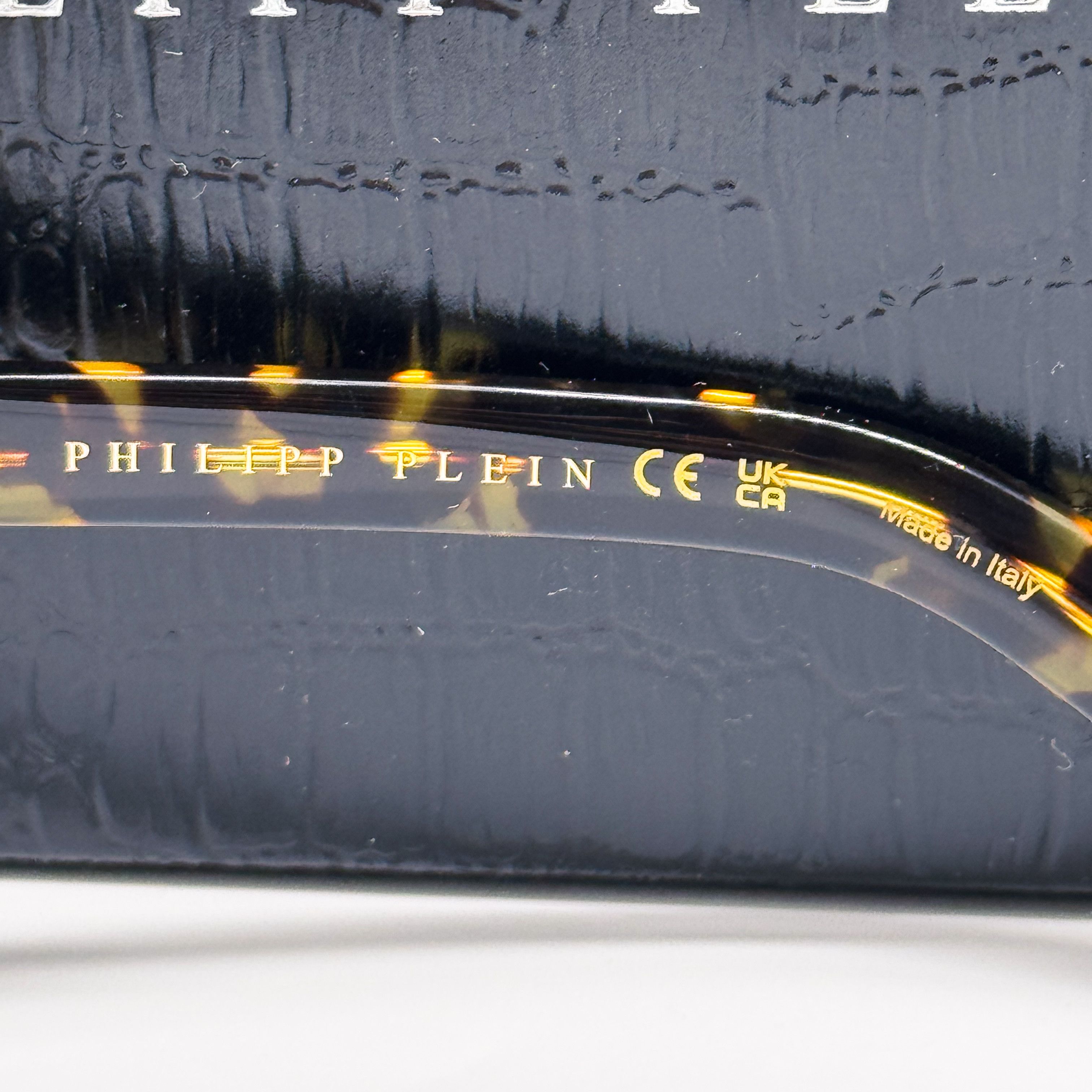 Philipp Plein NEW PHILIPP PLEIN GLOOM SPP092M 0781 HAVANA MEN SUNGLASSES Size ONE SIZE - 11 Thumbnail