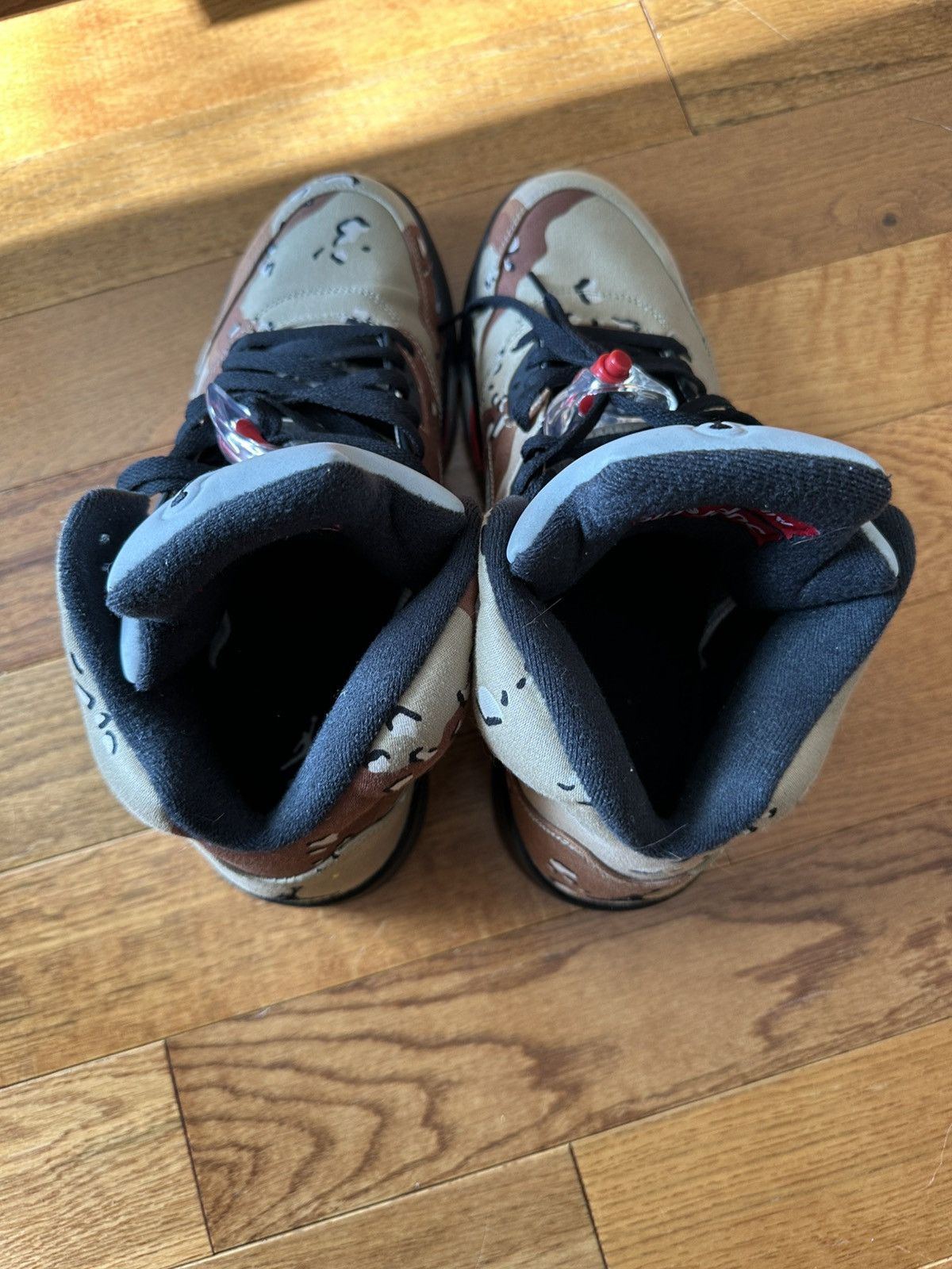 Jordan Brand × Nike × Supreme Air Jordan 5 Supreme Camo Size US 12 / EU 45 - 4 Thumbnail