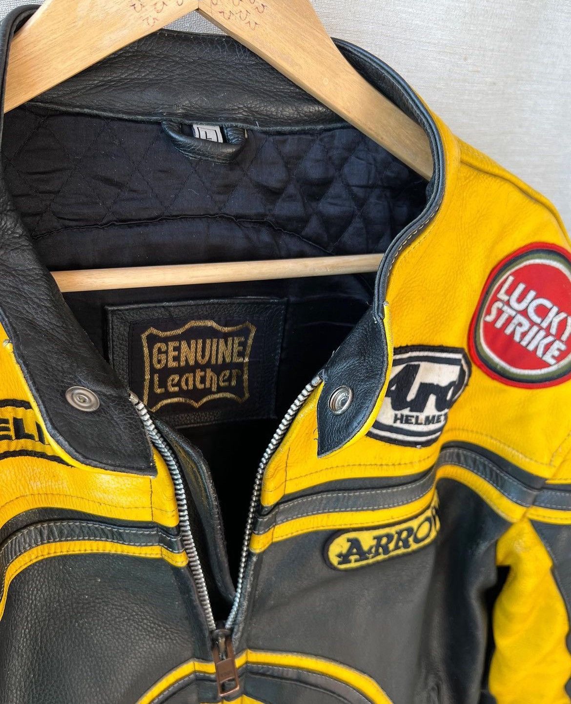 Genuine Leather × Marlboro ultra rare lucky strike marlboro ferrari usa america motors Size US L / EU 52-54 / 3 - 11 Thumbnail