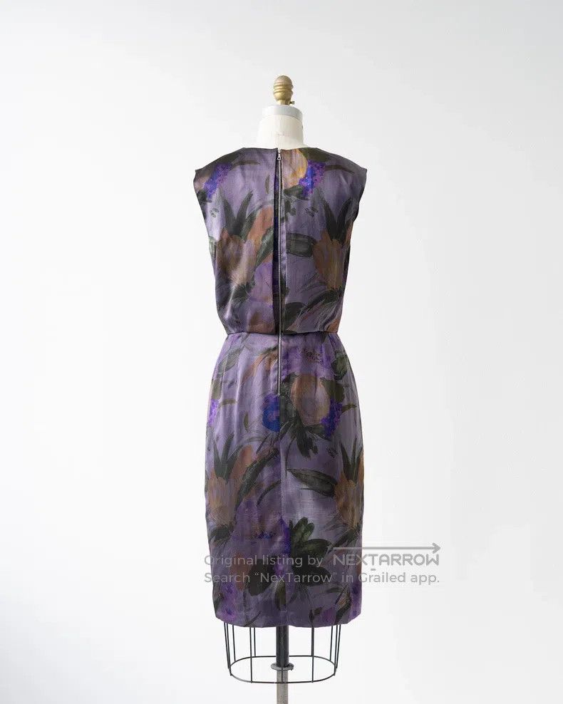 Dries Van Noten Dries Van Noten size:36 Floral Silk Sleeveless Dress Size S / US 4 / IT 40 - 3 Thumbnail