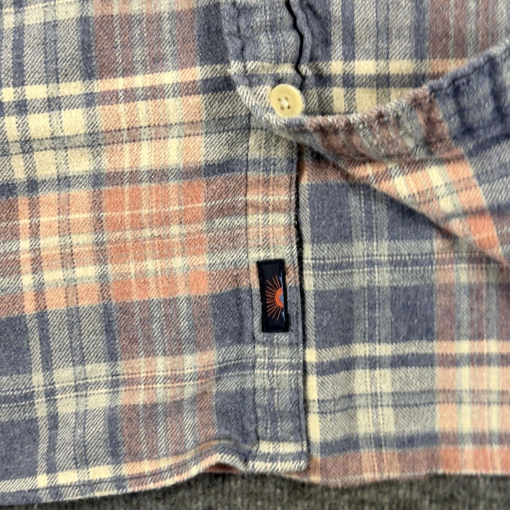 Faherty Faherty Shirt Mens XL Blue Plaid Flannel Long Sleeve Button Up Casual Soft Size US XL / EU 56 / 4 - 5 Thumbnail