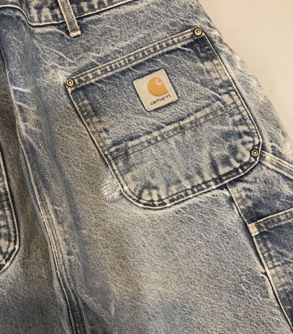 Carhartt Vintage carhartt b136 dst double knee denim Size US 40 / EU 56 - 9 Thumbnail