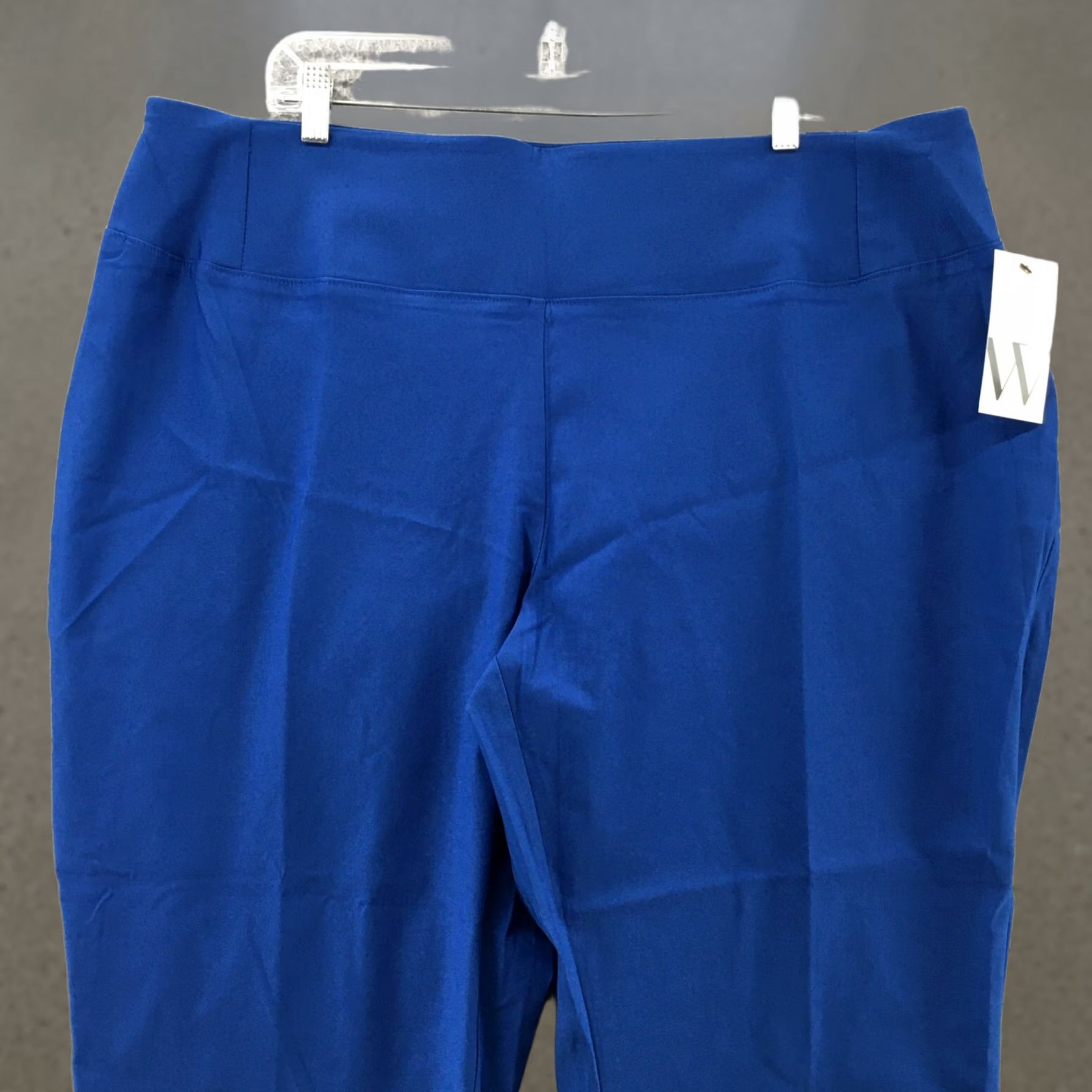 Worthington Worthington Pull On Skinny Pants Womens 24W Blue High Rise Flat Front Casual New Pants Women Skinny Pls 24W Blue High Rise Flat Front Size 42" / US 20 - 1 Thumbnail