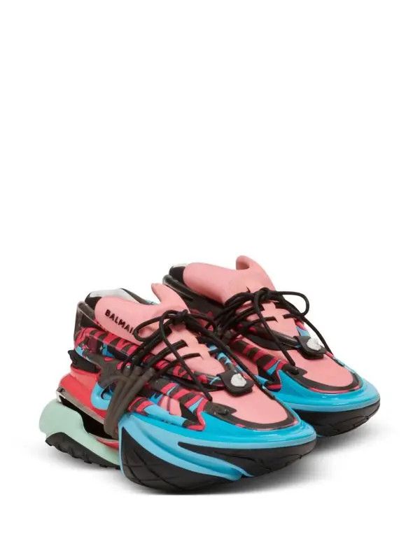 Balmain o1s1wg111225 Unicorn Low Trainers in Multicolor Size US 9 / EU 42 - 2 Thumbnail