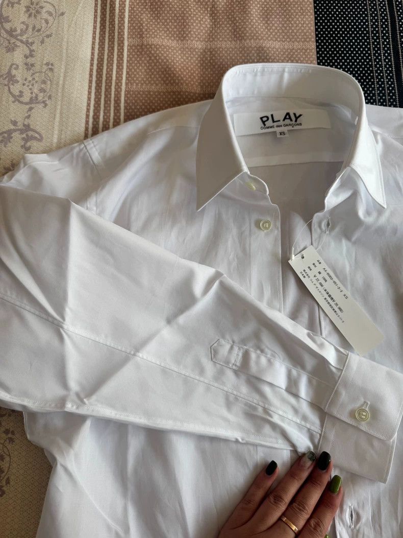 Comme des Garcons Comme Des Garcons Fitted Long Sleeve Shirt with Lapel Size XS / US 0-2 / IT 36-38 - 2 Thumbnail