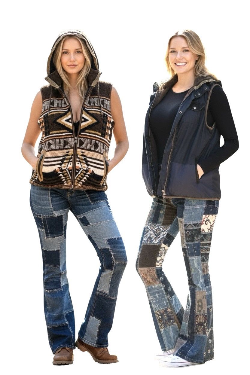 Tribal Streetwear 90’s KRIFF MAYER Reversible Tribal Aztec Outdoor Vest Unisex Size US S / EU 44-46 / 1 - 1 Thumbnail