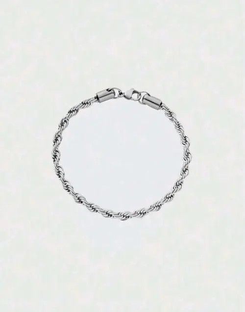 VIBE Twisted Rope Steel Bracelet Size ONE SIZE - 2 Thumbnail