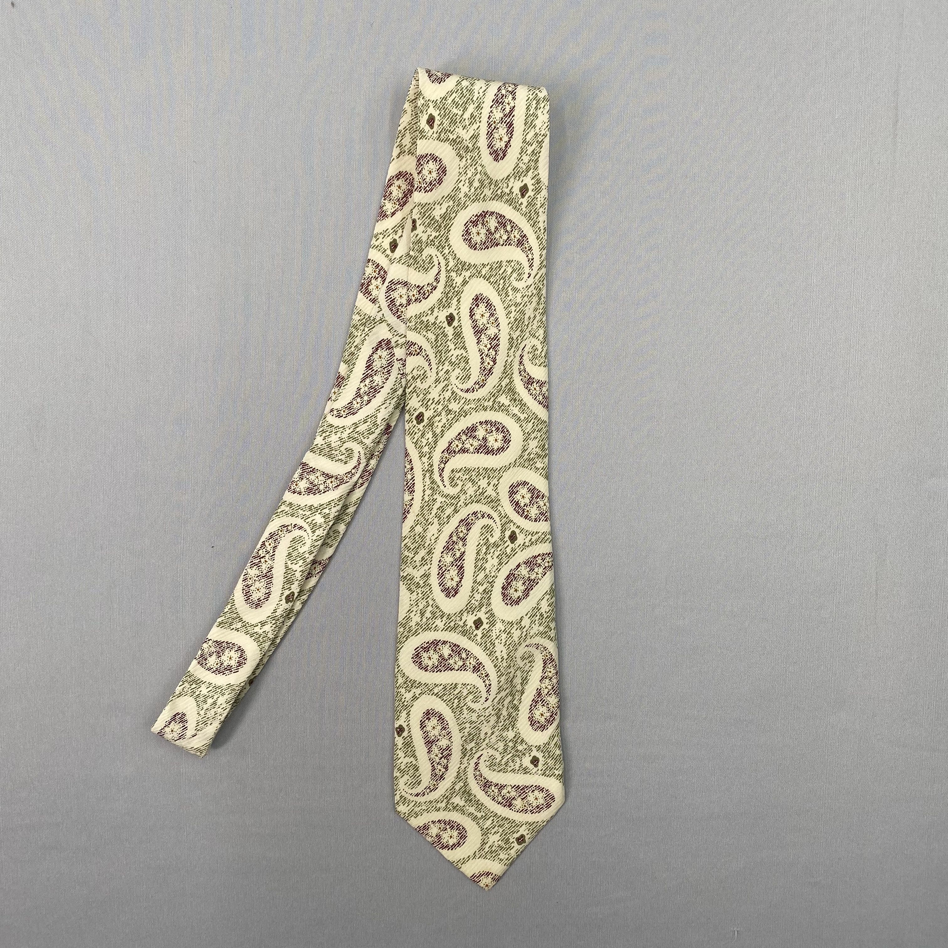 Giorgio Armani Vintage Giorgio Armani SILK Necktie Cravate Pure Silk Size ONE SIZE - 4 Thumbnail