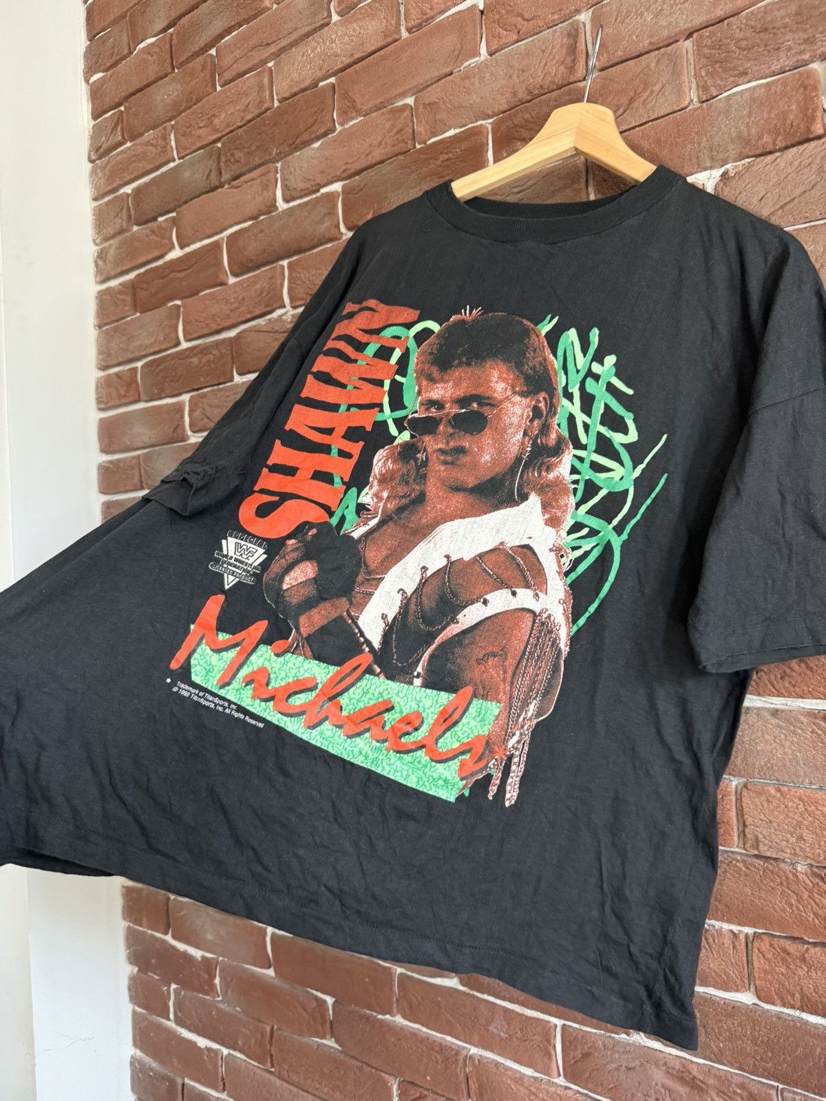 Vintage Vintage 1992 WWE WWF Shawn Michaels Grail 90s XL Vintage