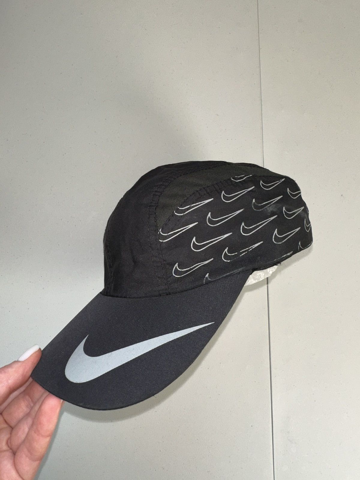 Nike Nike Big Swoosh Baseball Hat Drill Crazy Size ONE SIZE - 1 Thumbnail