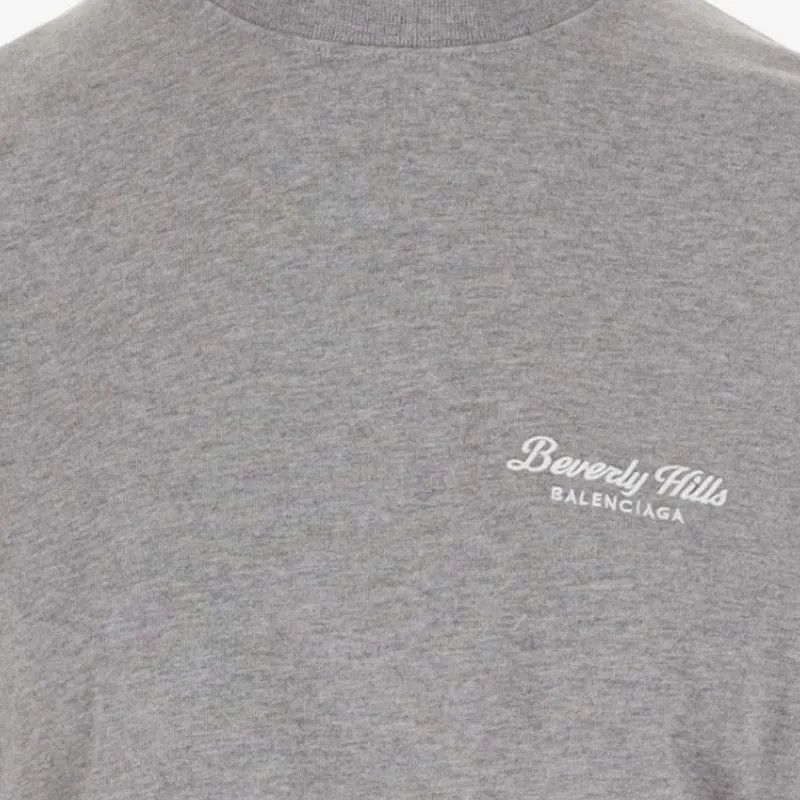 Balenciaga o1tr1nto0526 Beverly Hills Knotted T-Shirt Small Fit in Grey Size L / US 10 / IT 46 - 3 Thumbnail