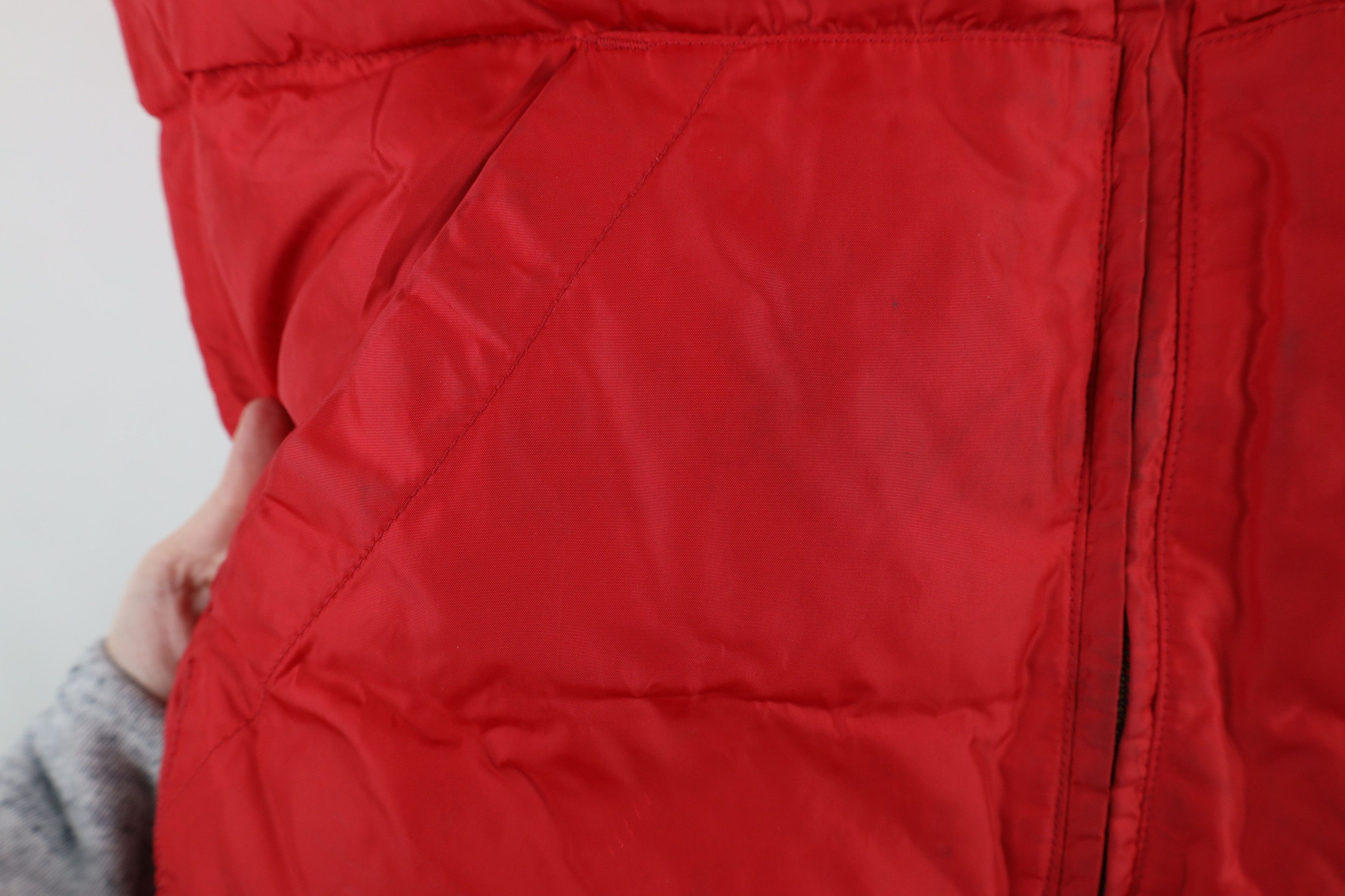Eddie Bauer × Vintage Vintage 90s Eddie Bauer Goose Down Puffer Vest Jacket Red Size US XL / EU 56 / 4 - 6 Thumbnail