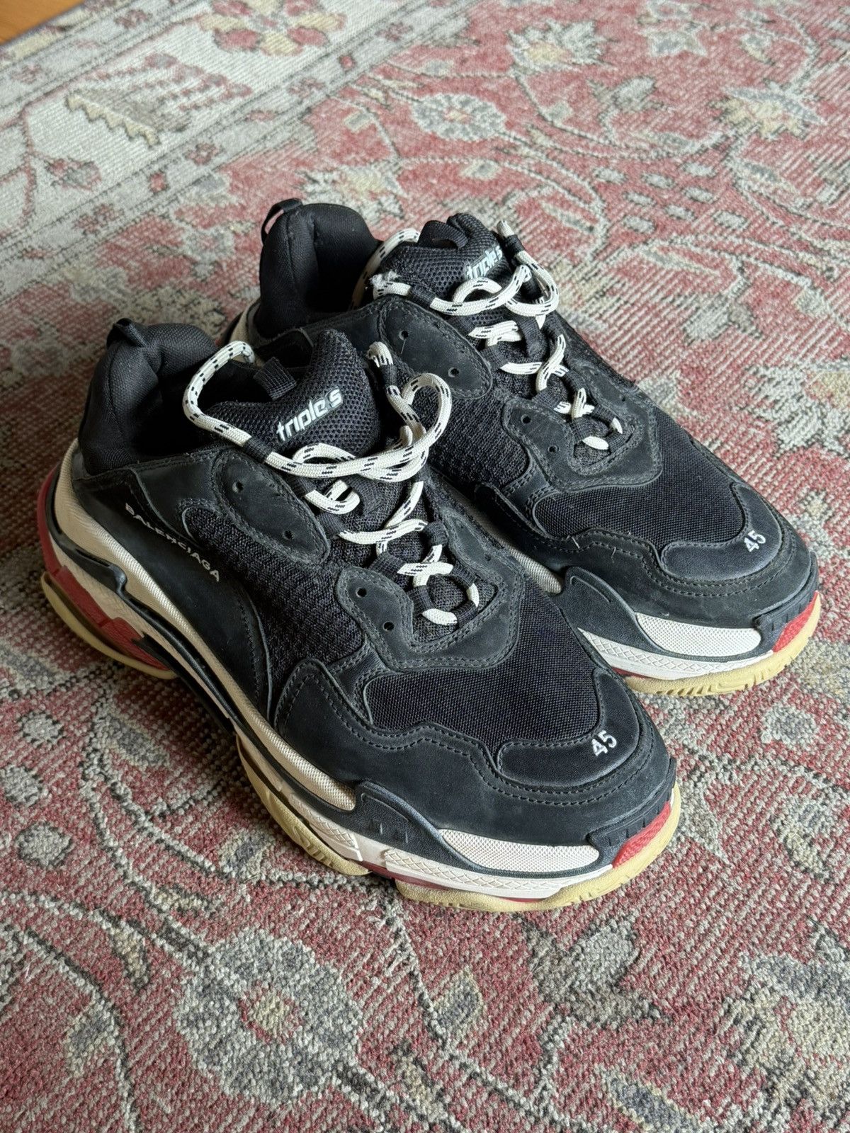 Balenciaga Balenciaga triple s sneakers 45 Size US 12 / EU 45 - 1 Thumbnail
