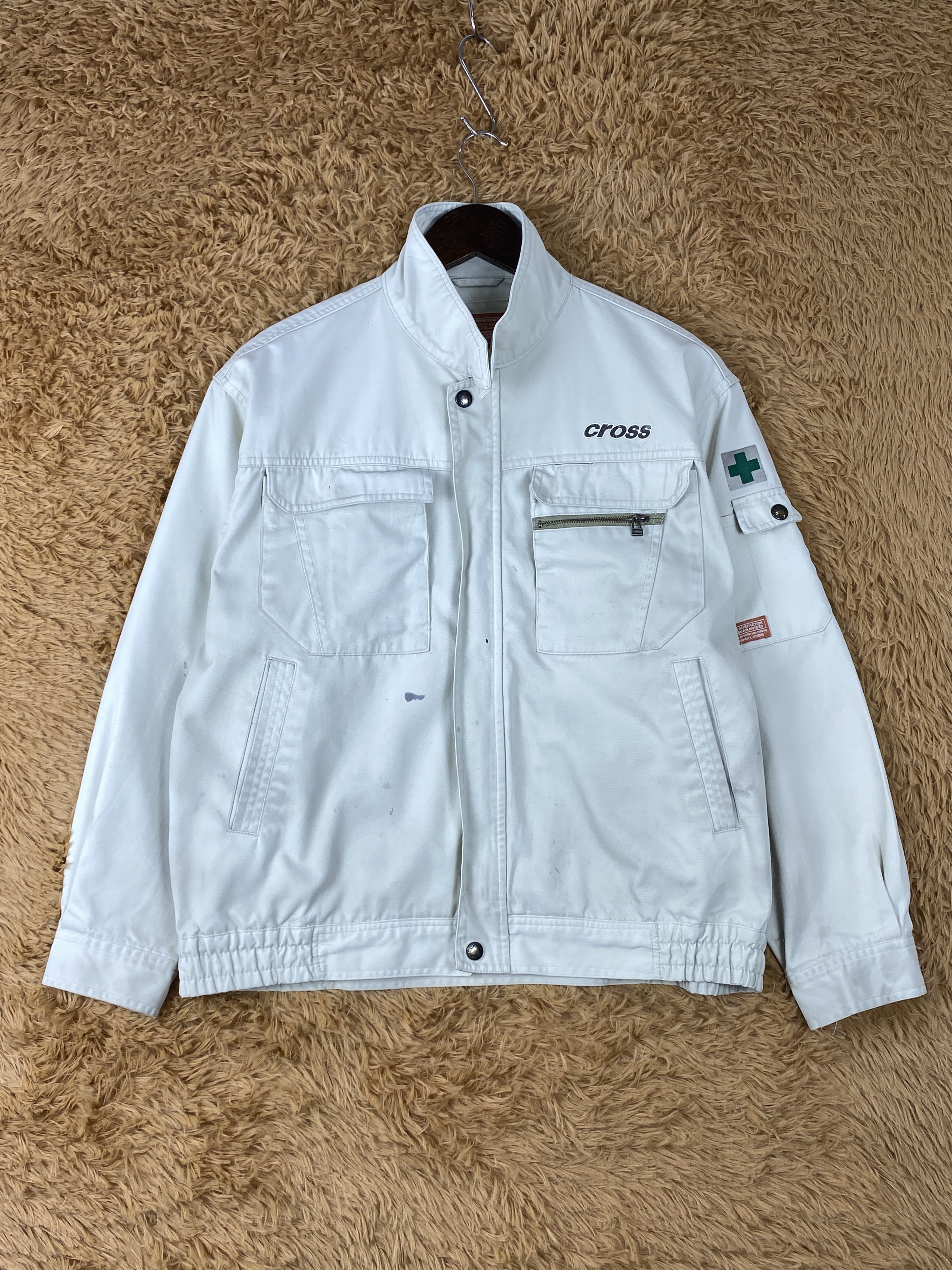 ジャケット・アウター deadstock Japanese vintage work jac Vintage Hikari Shoji Wool Jacket Workwear Worker Front