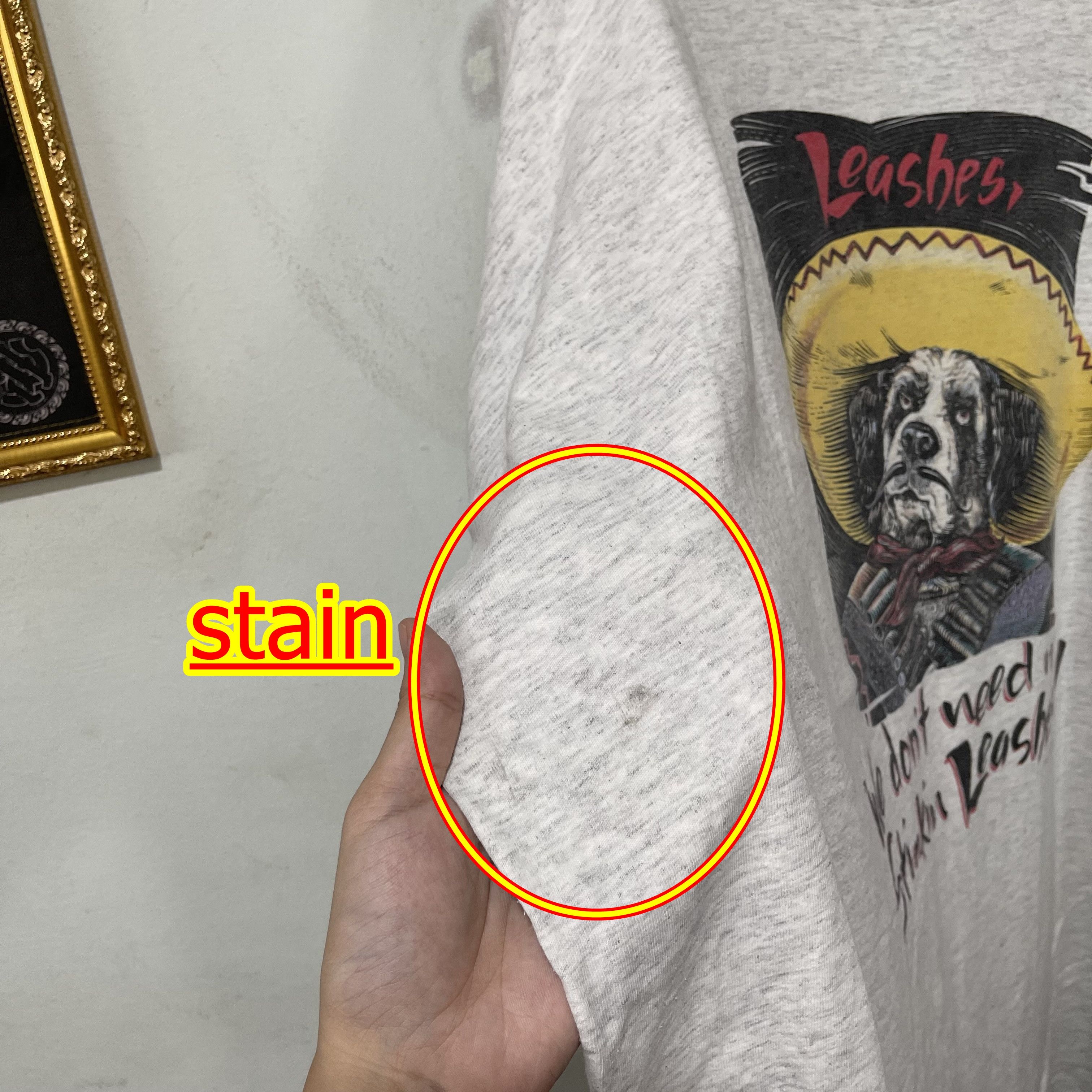 Big Dogs Vintage 90s Big Dogs We Don’t Need No Stinkin Leashes! Shirt Size US XXL / EU 58 / 5 - 9 Thumbnail