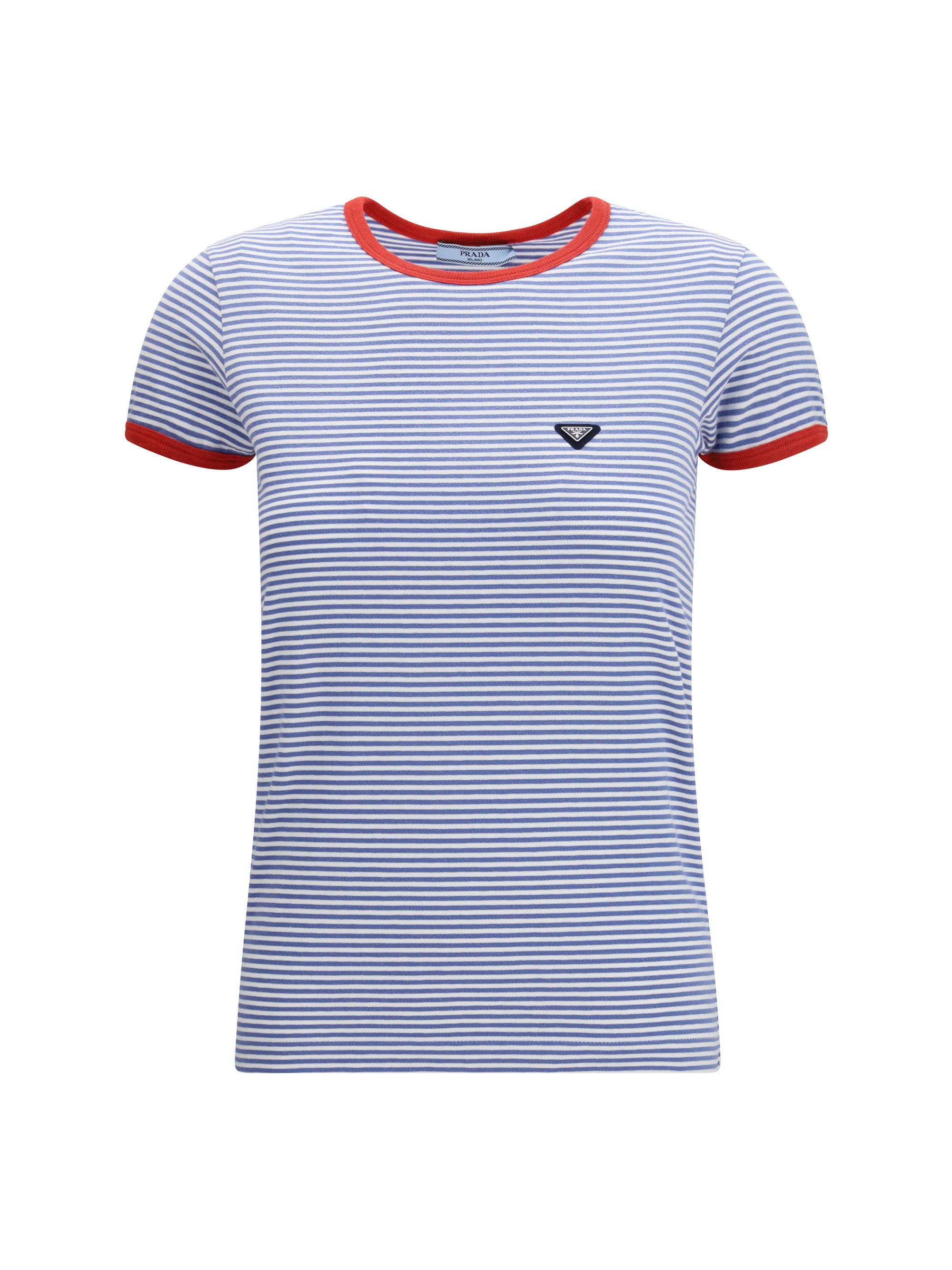 Prada Embroidered cotton T-shirt Size M / US 6-8 / IT 42-44 - 1 Thumbnail