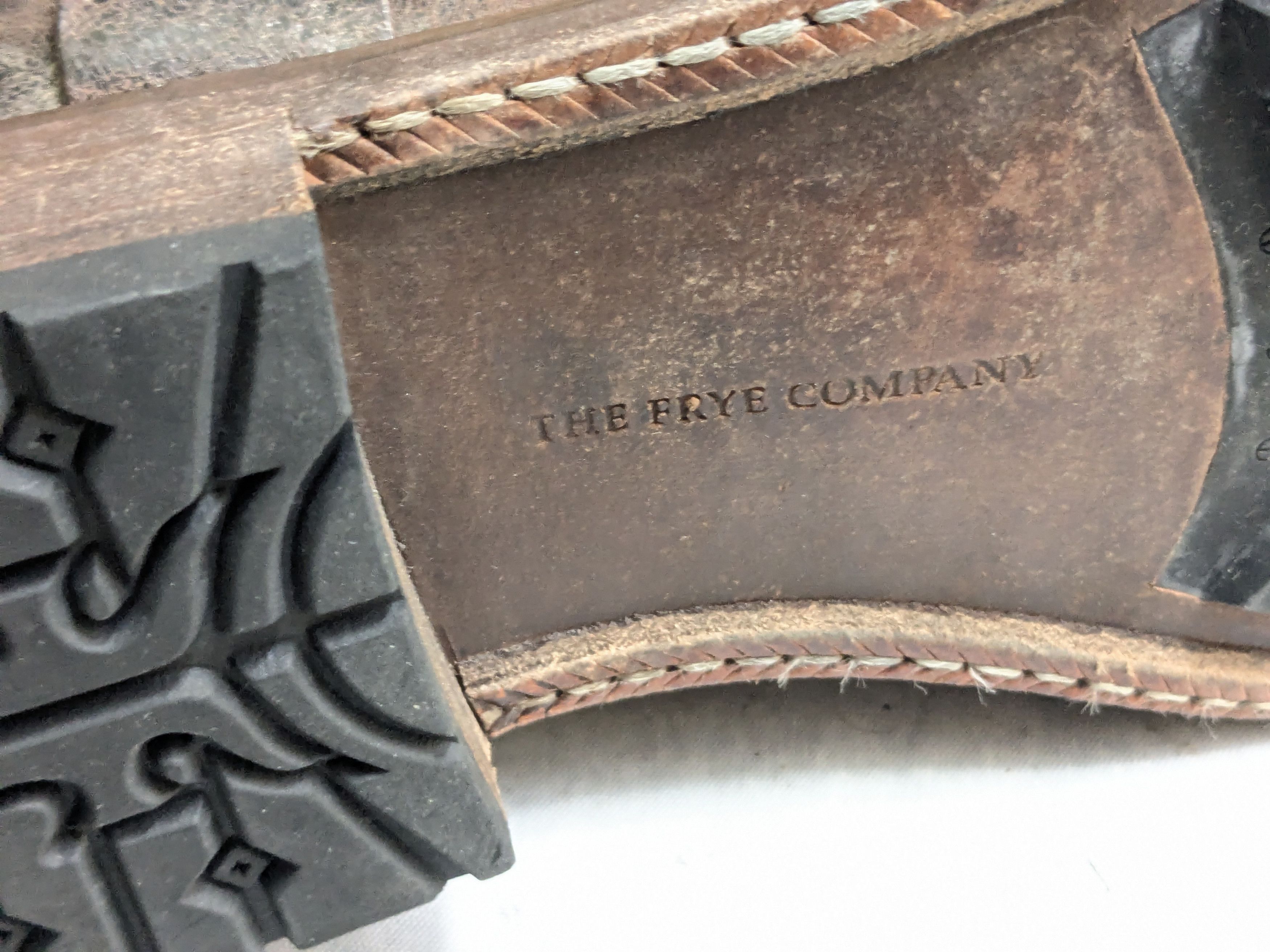 Frye Frye Harness Brown Leather 9.5 D Leather Buckle Punk Size US 9.5 / EU 42-43 - 11 Thumbnail