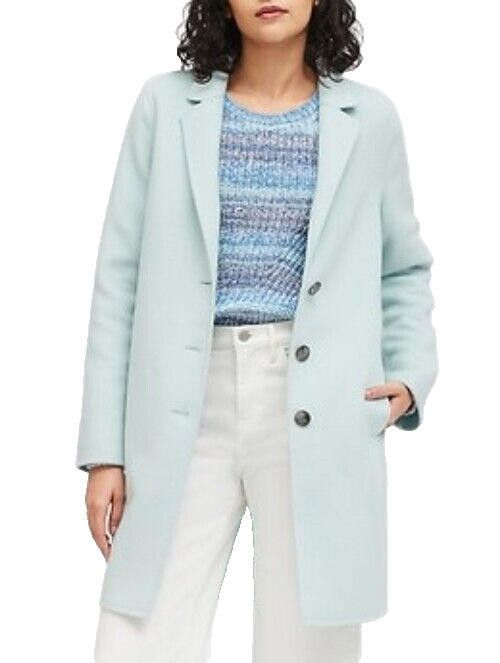 Banana Republic Banana Republic Women Small Green Aqua Surf Mid Coat Jacket Size S / US 4 / IT 40 - 1 Thumbnail