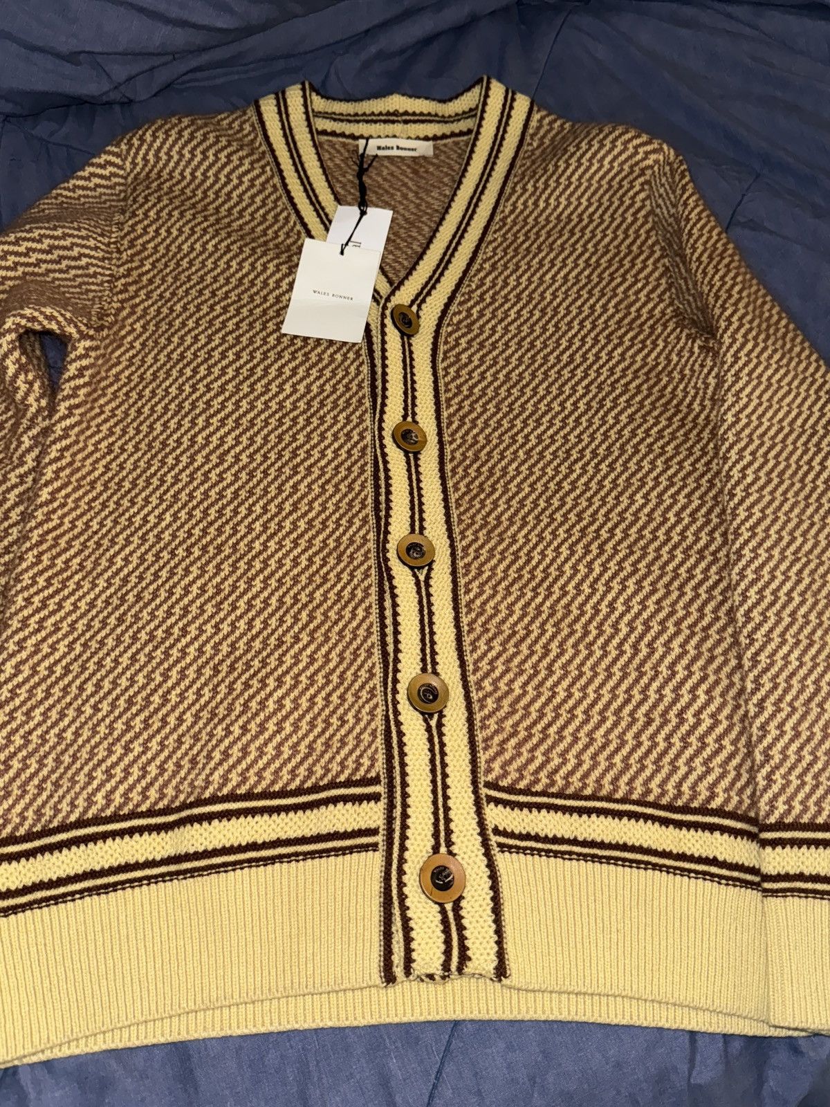 Wales Bonner Wales Bonner Clarinet Cardigan Size US L / EU 52-54 / 3 - 2 Thumbnail