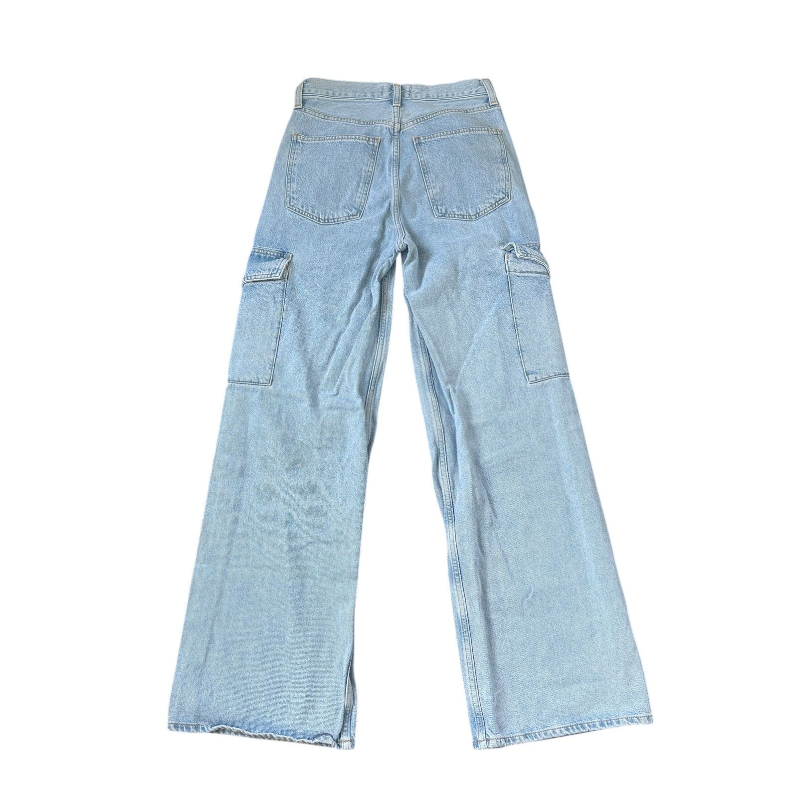 Agolde AGOLDE Minka Cargo Jeans Realm Wash Size 25" / US 0 / IT 36 - 3 Thumbnail
