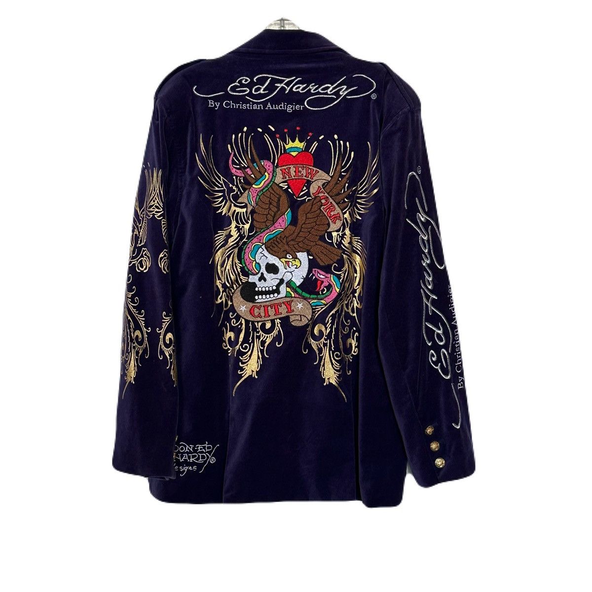 Ed Hardy Ed Hardy Sample Piece Blazer Size 46R - 1 Thumbnail