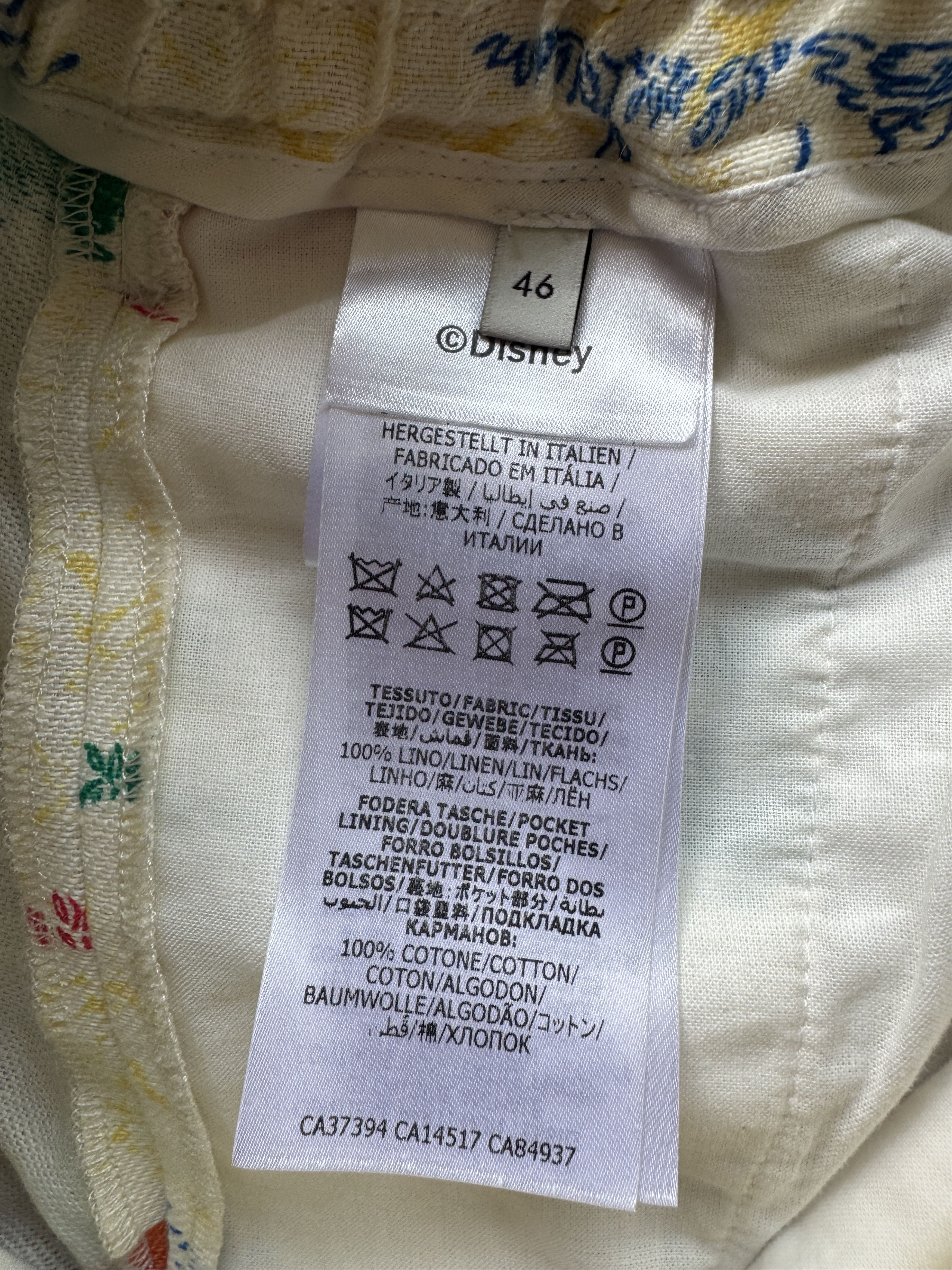 Disney × Gucci Linen Mickey Shorts Size US 30 / EU 46 - 19 Thumbnail