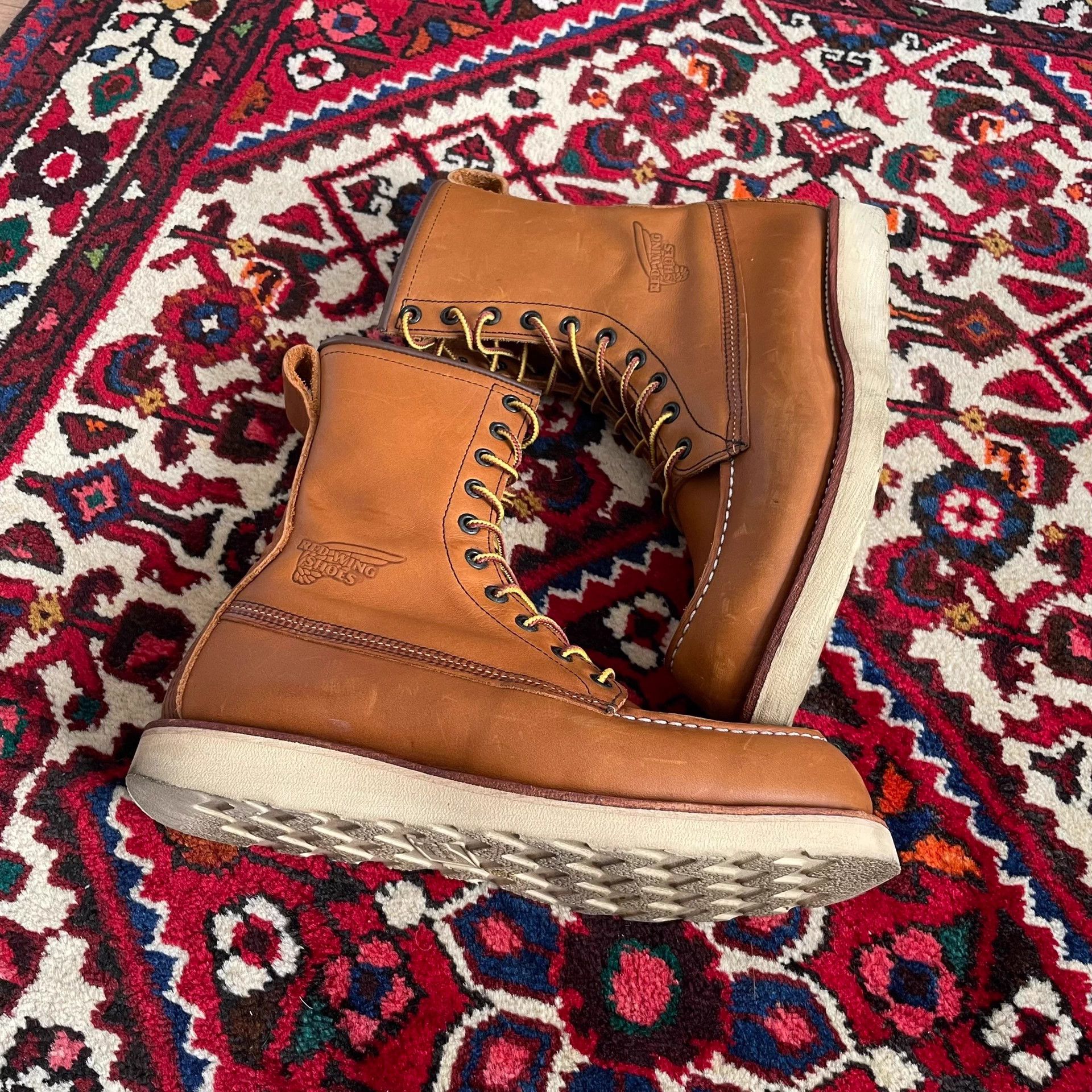 Red Wing Red Wing 877 8.5D Vintage Stamp Mint Condition Work Boots Size US 8.5 / EU 41-42 - 7 Thumbnail