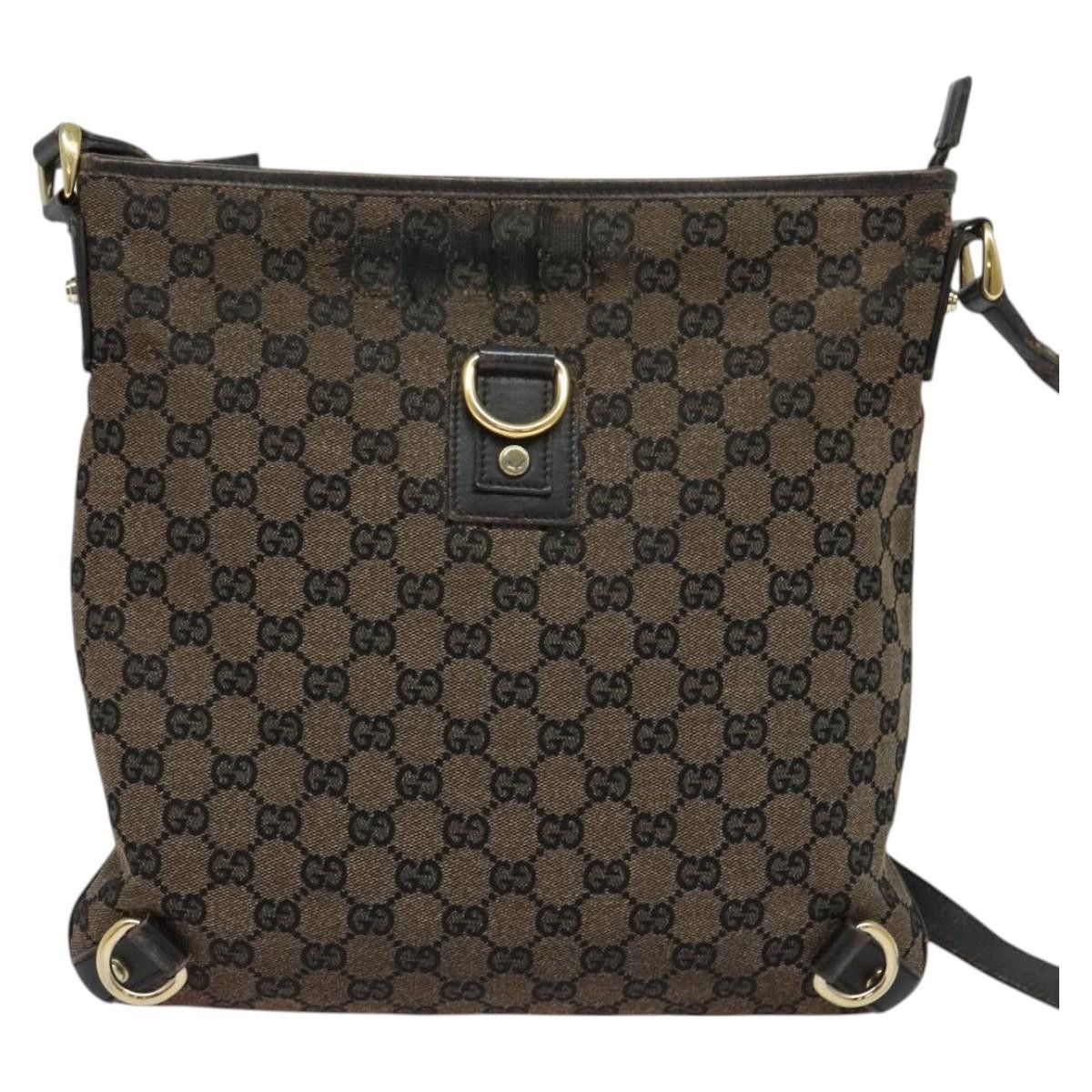 Gucci GUCCI GG Canvas Abbey Shoulder Bag Outlet Brown Gold Size ONE SIZE - 2 Thumbnail