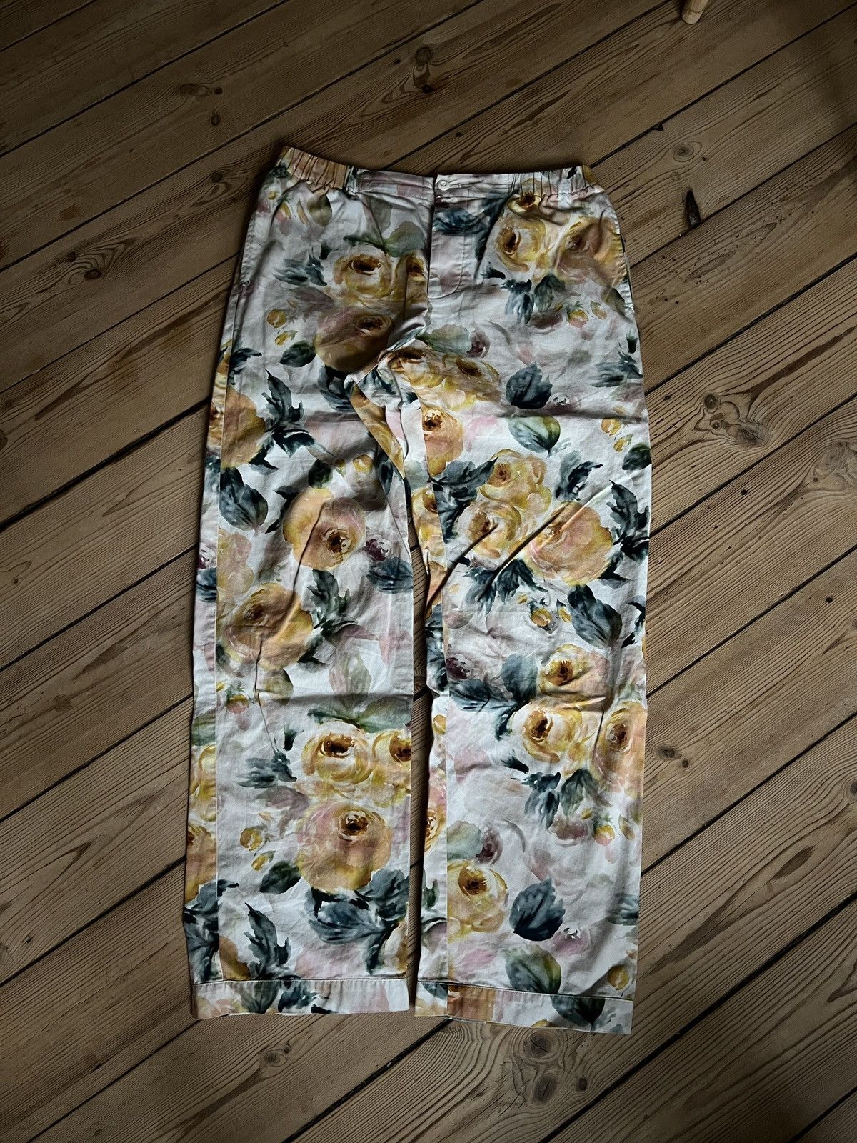 Aime Leon Dore Flower Print Lounge Pants Size US 30 / EU 46 - 1 Thumbnail