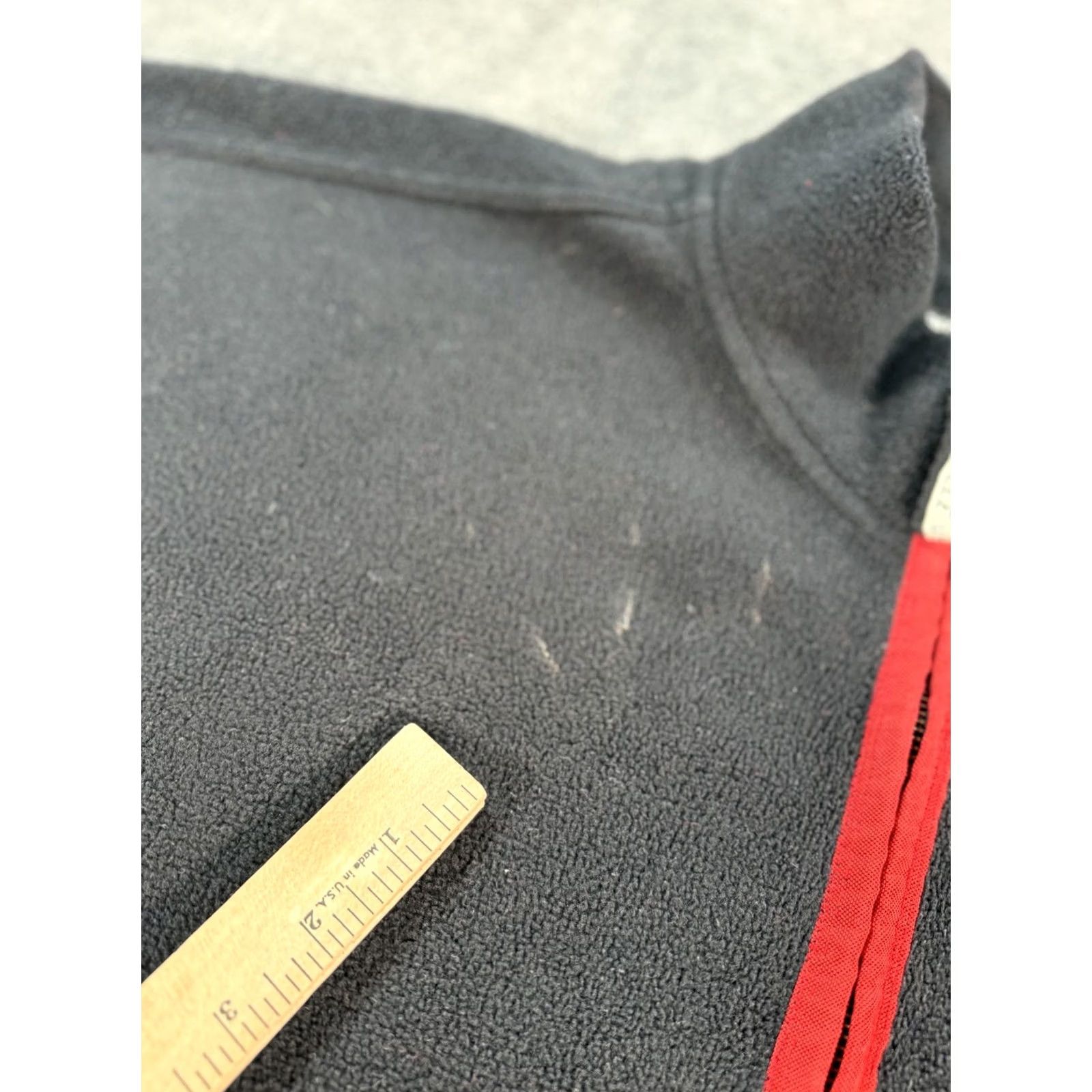 Pelle Pelle VINTAGE Pelle Jacket Mens 2XL Black Fleece Red Trim Full Zip Marc Buchanan Logo Size US XXL / EU 58 / 5 - 7 Thumbnail