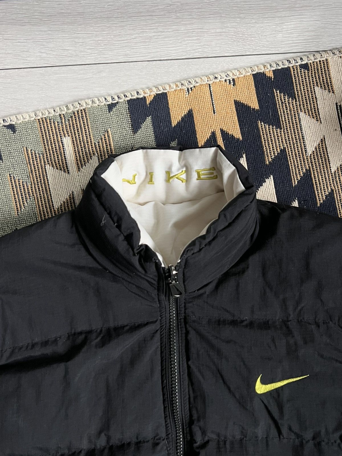 Nike Nike Vintage Y2k Two Side Puffer Reversible Down Jacket Size US M / EU 48-50 / 2 - 16 Thumbnail