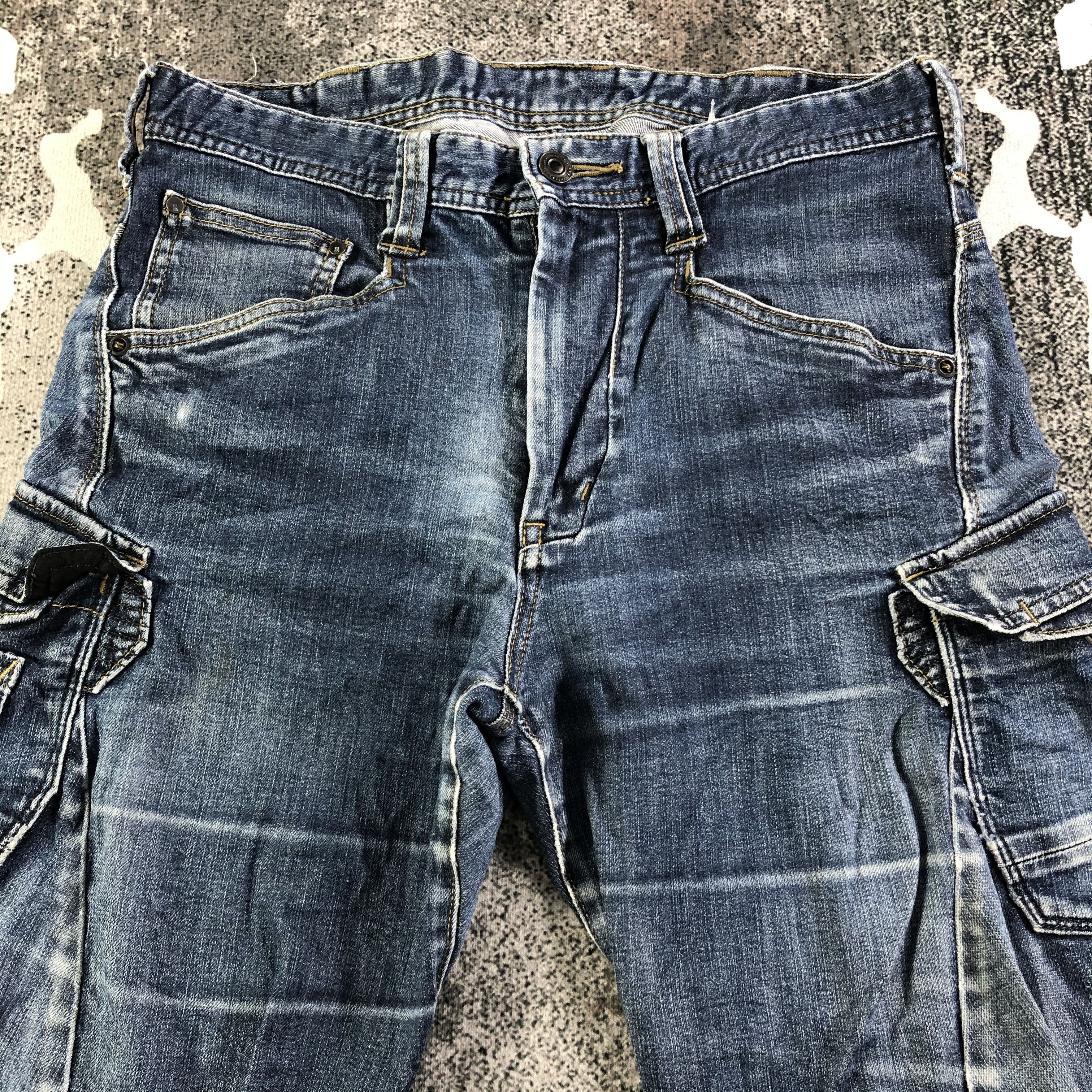 Japanese Brand Japanese Brand Multi Pocket Cargo Jeans KJ1987 Size US 31 - 3 Thumbnail