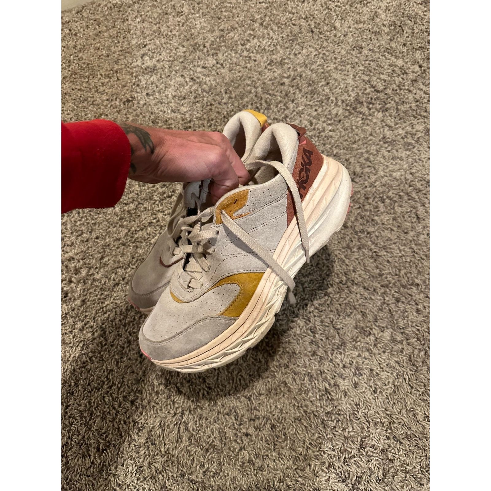 Hoka Hoka Bondi suede 10.5 men’s Size US 10.5 / EU 43-44 - 5 Thumbnail