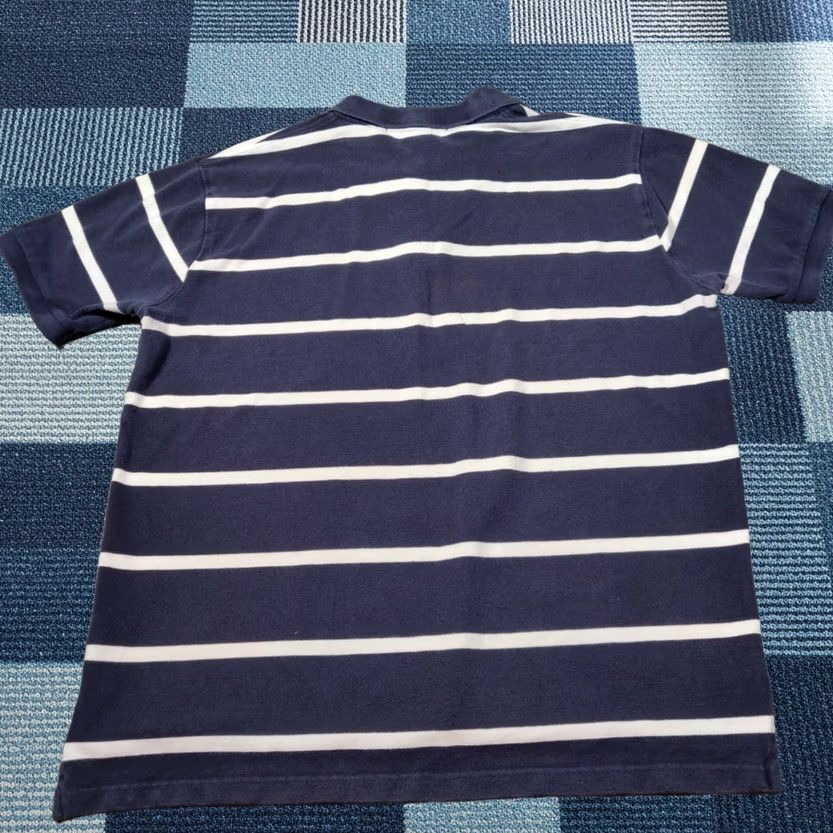 Vintage US Polo Assn. Polo Shirt Mens XL Blue Striped Short Sleeves Cotton Small Logo Size US XL / EU 56 / 4 - 1 Thumbnail