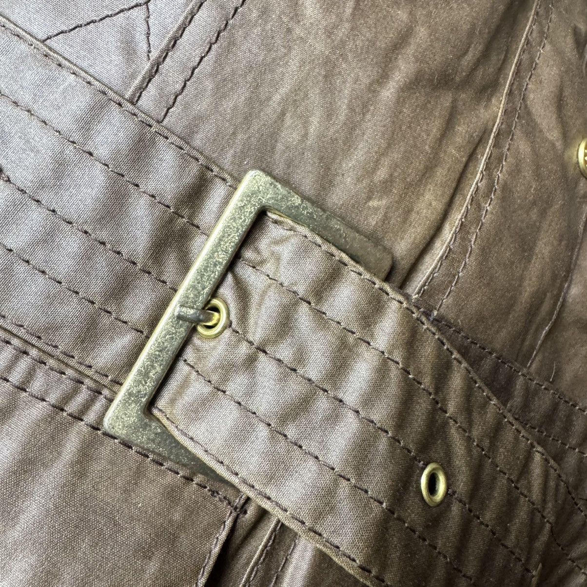 Barbour × Vintage Barbour Wax Jacket Quilted Brown Size 10 Size M / US 6-8 / IT 42-44 - 14 Thumbnail