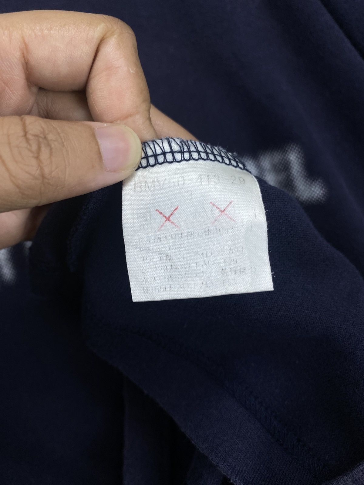Burberry Vintage Burberry Black Label Nova Check Back Hit Tshirt Size US M / EU 48-50 / 2 - 7 Thumbnail