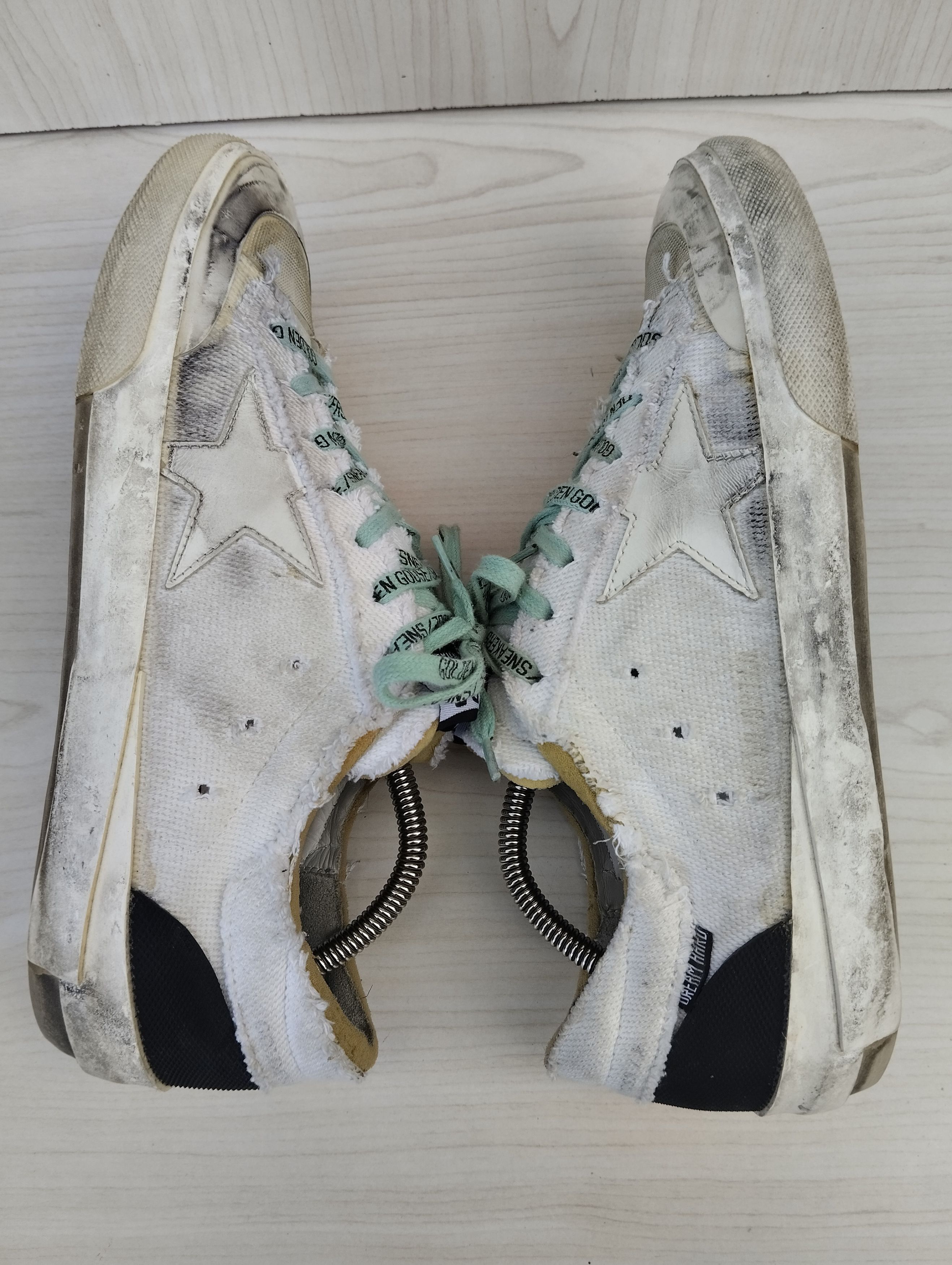 Golden Goose Golden Goose White Canvas Super Size US 9 / EU 42 - 6 Thumbnail