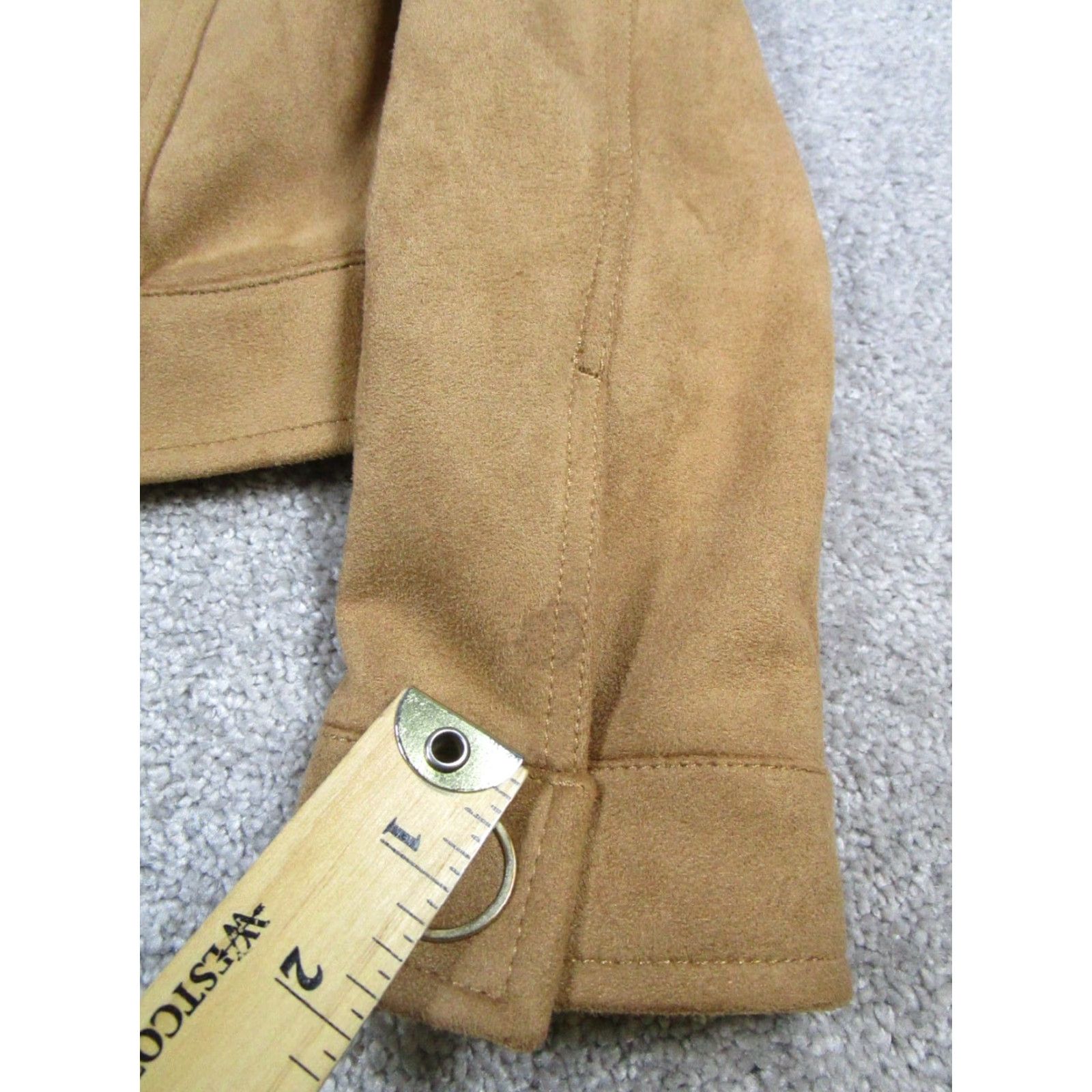 White House Black Market White House Black Market Jacket Womens Small Brown Suede Jacket Mens? Size S / US 4 / IT 40 - 6 Thumbnail