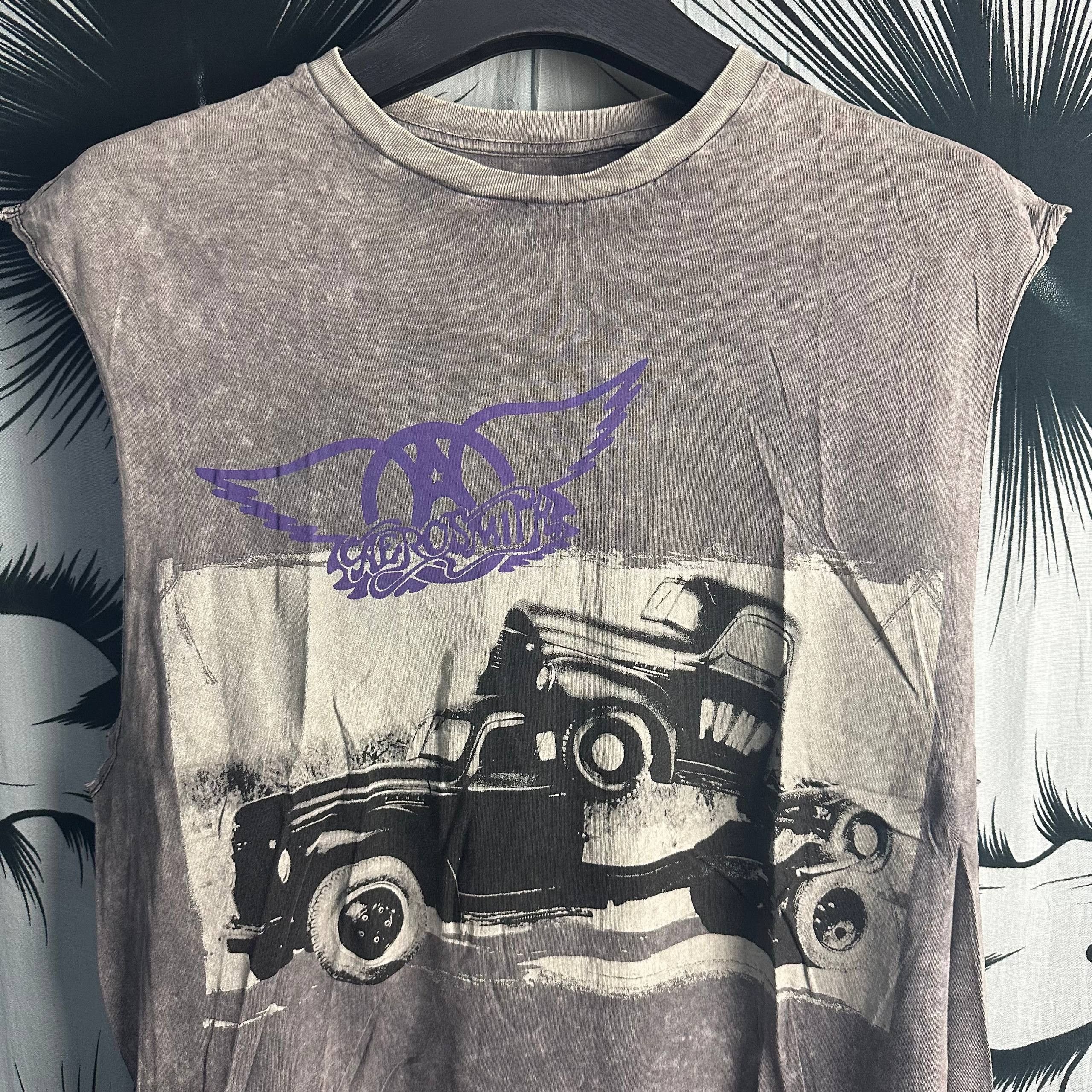 Band Tees Aerosmith 1989 Album Vintage Sleeveless Summer Tank Top Size US L / EU 52-54 / 3 - 2 Thumbnail